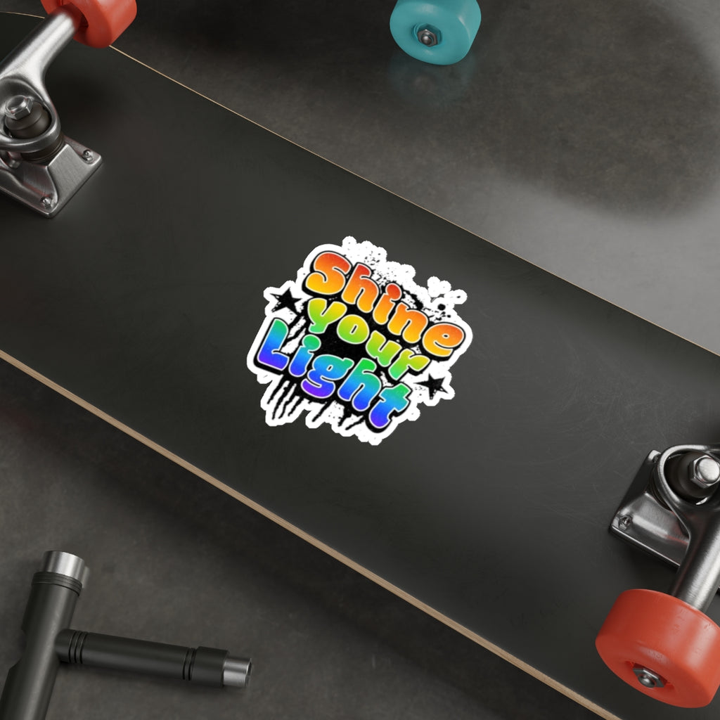Die-Cut Stickers - Shine Your Light - EqualiTees.Me