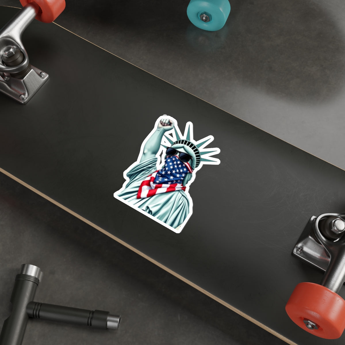 #RESIST with Lady Liberty Sticker - EqualiTees.Me