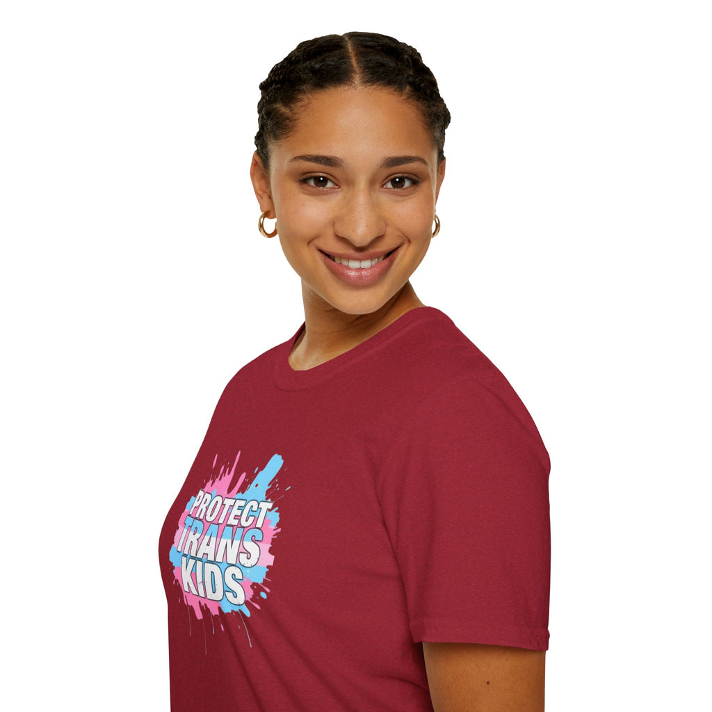 Camiseta unisex infantil "Protect Trans" - Ropa de apoyo LGBTQ+