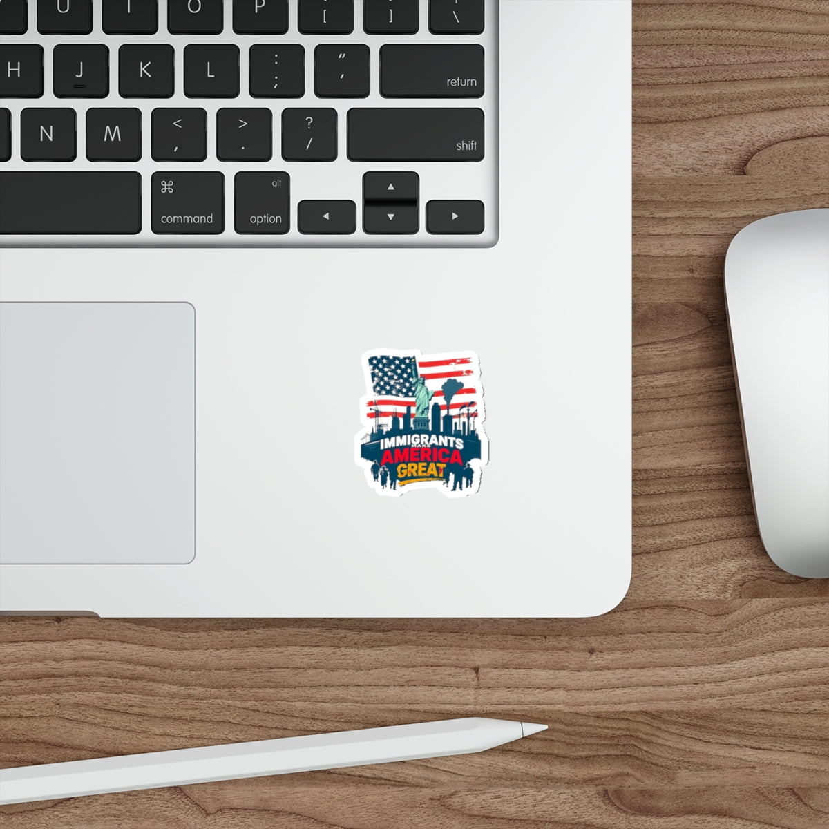 Die-Cut Stickers - Immigrants Make America Great Sticker - EqualiTees.Me