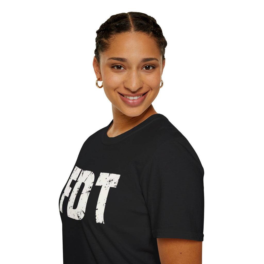 FDT Political Protest Distressed Graphic T-Shirt