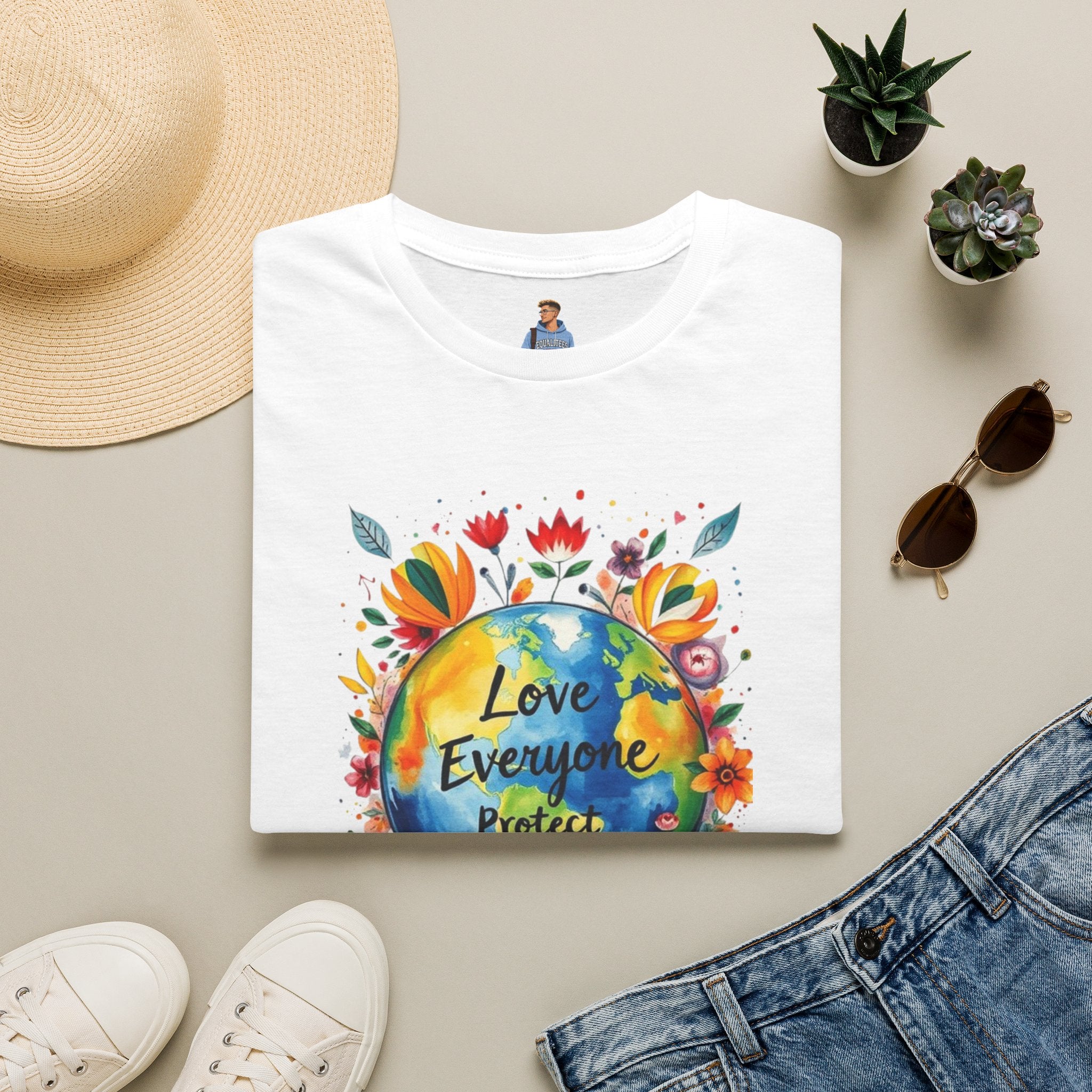 Love Everyone Protect The Planet T-Shirt