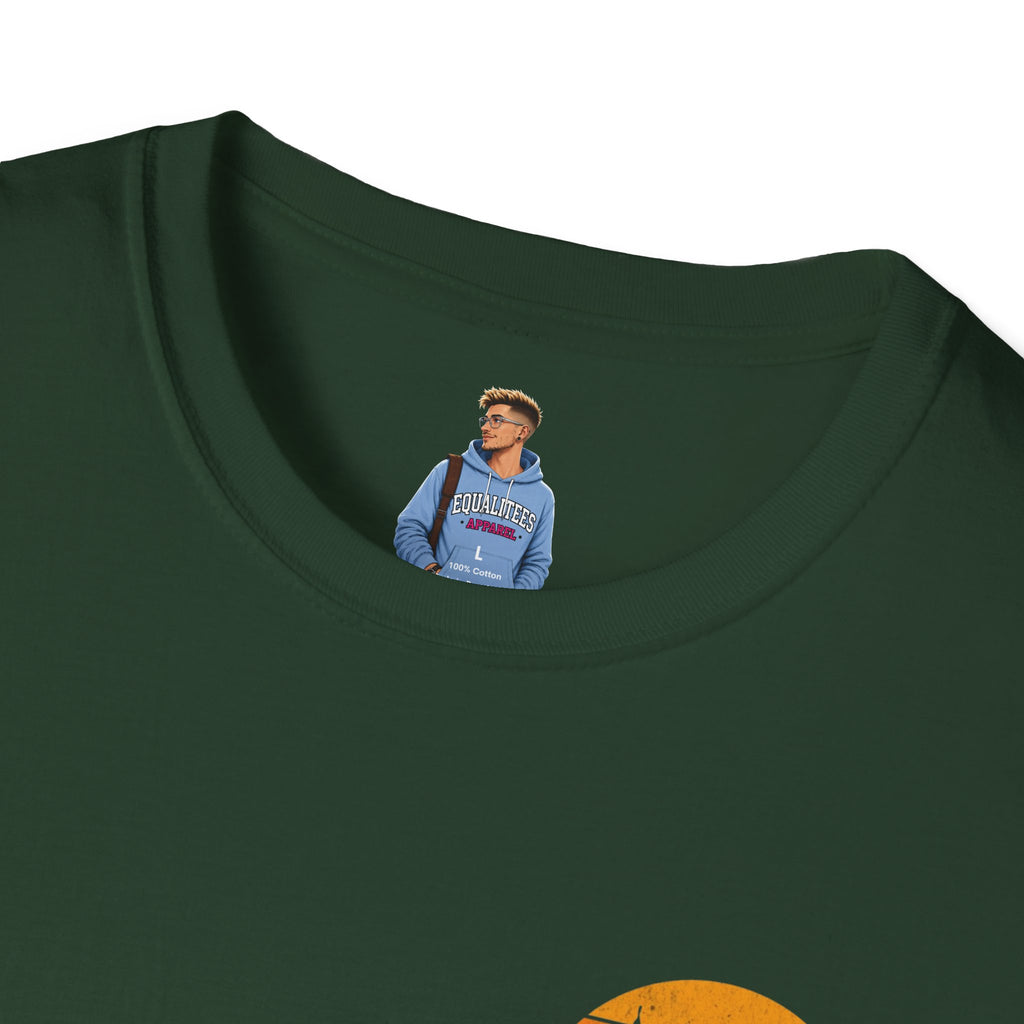 Unisex Softstyle T-Shirt - 'I'd Rather Be Camping' Adventure Tee