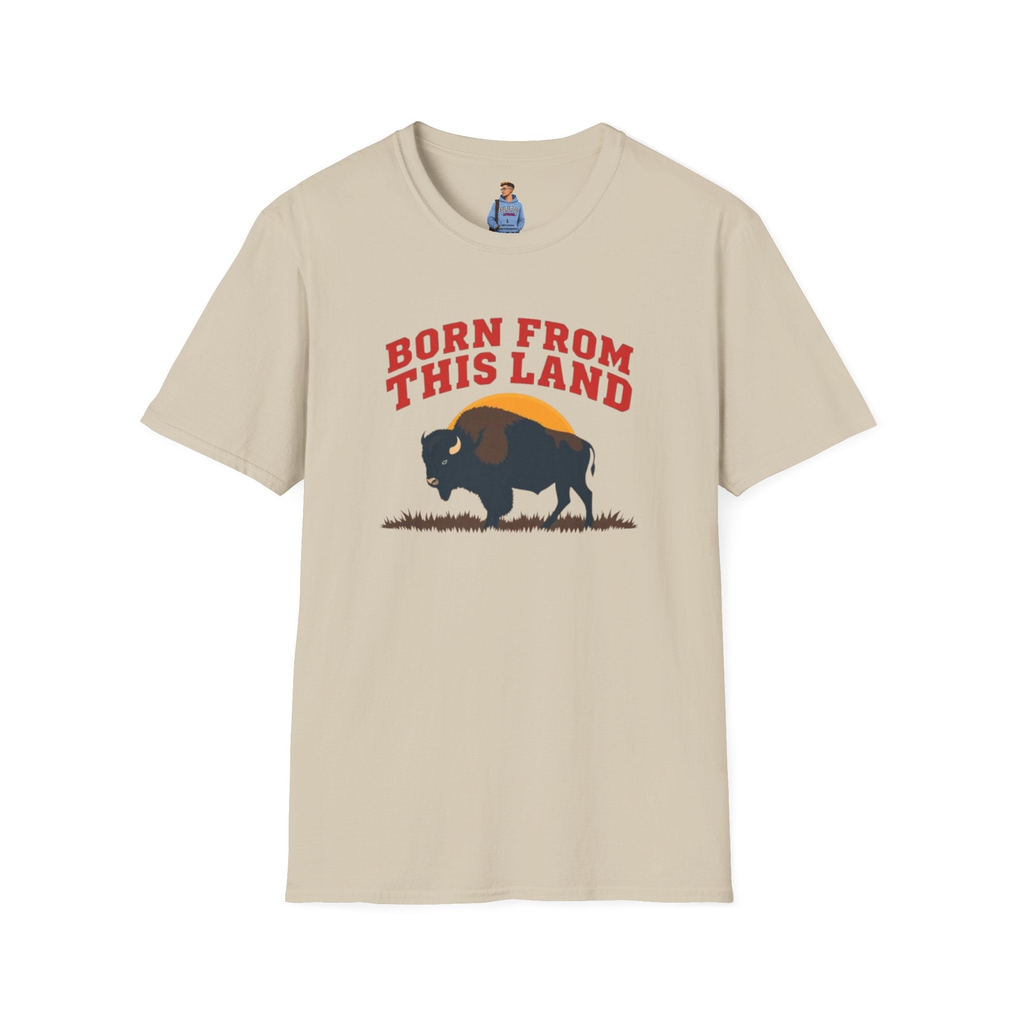 Born From this Land Native and Proud T-Shirt