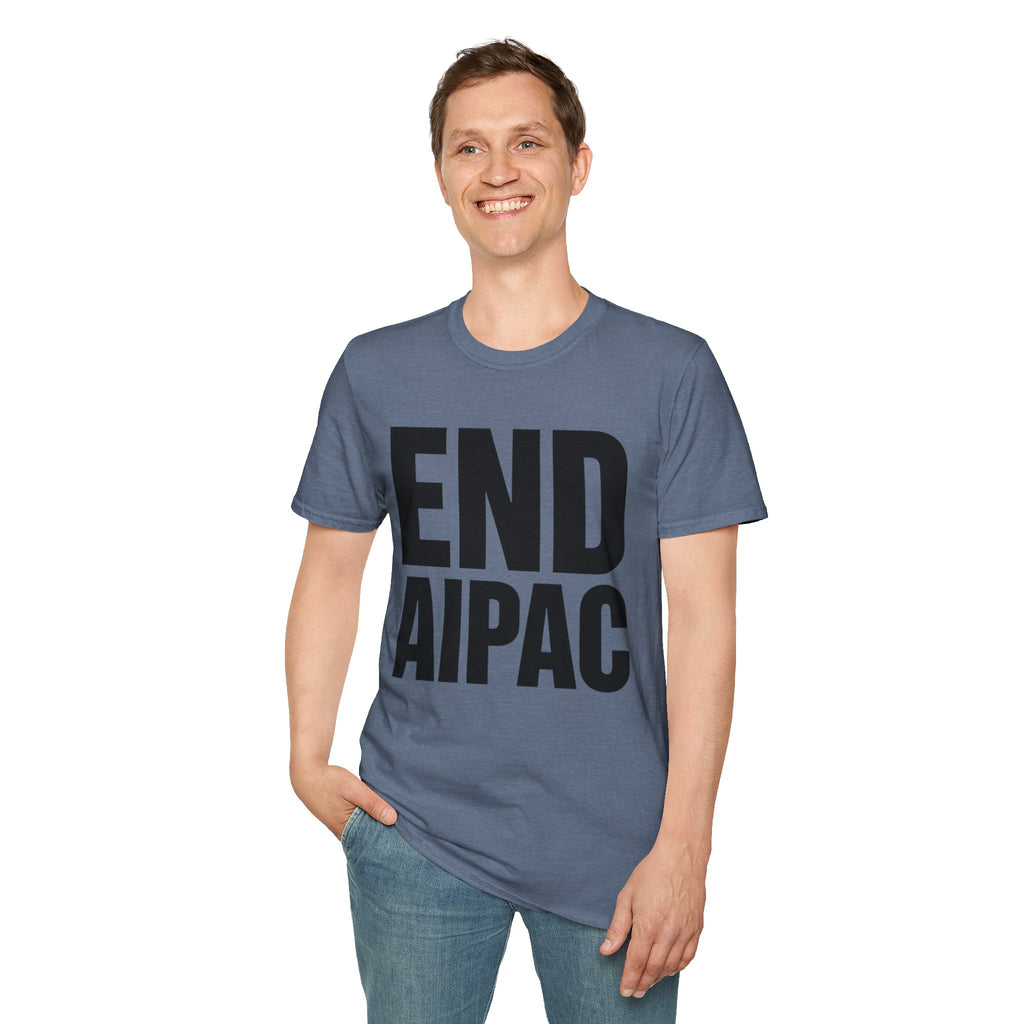 END AIPAC Bold Protest T-Shirt