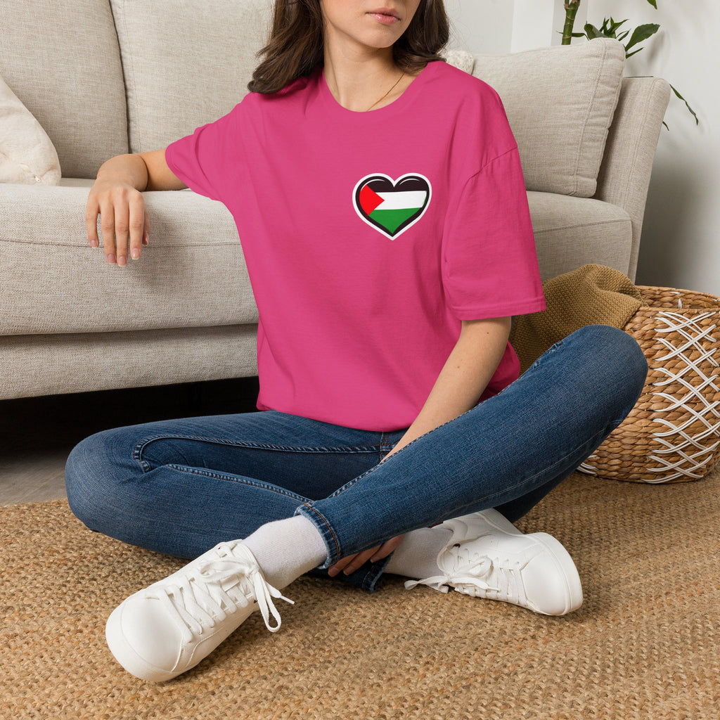 Camiseta unisex de estilo suave: "Apoya a Gaza y todos somos Palestina".