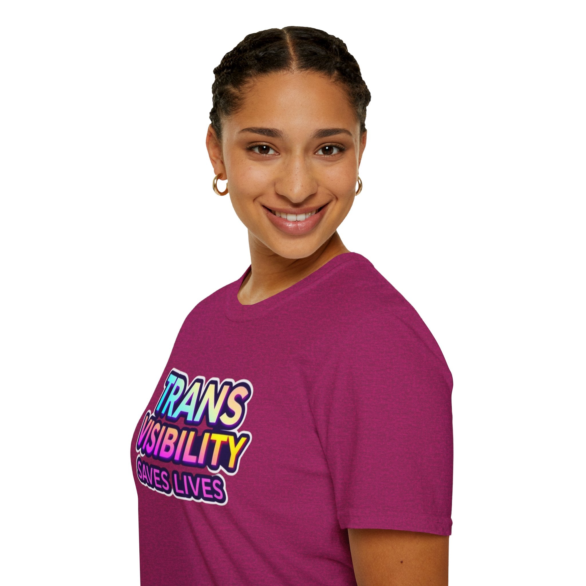 Trans Visibility Saves Lives Statement T-shirt