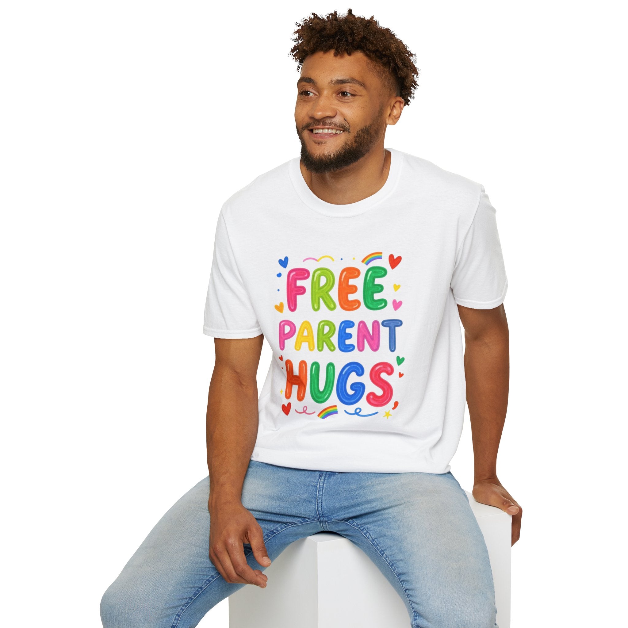 Free Parent Hugs Affirming T-Shirt
