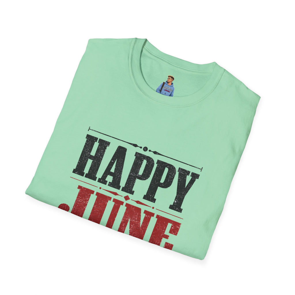 Juneteenth T-Shirt — "Happy Juneteenth" Celebration Tee