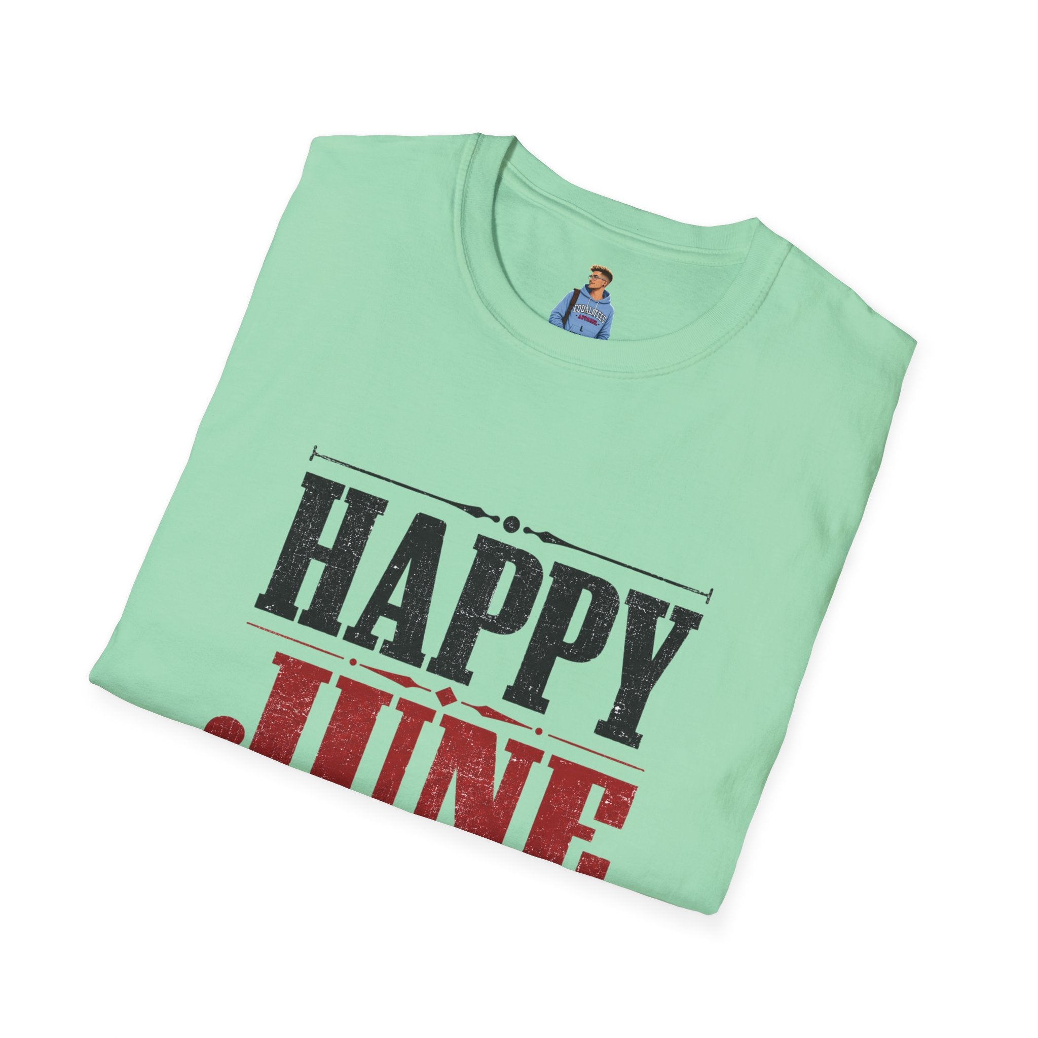 Juneteenth T-Shirt — "Happy Juneteenth" Celebration Tee