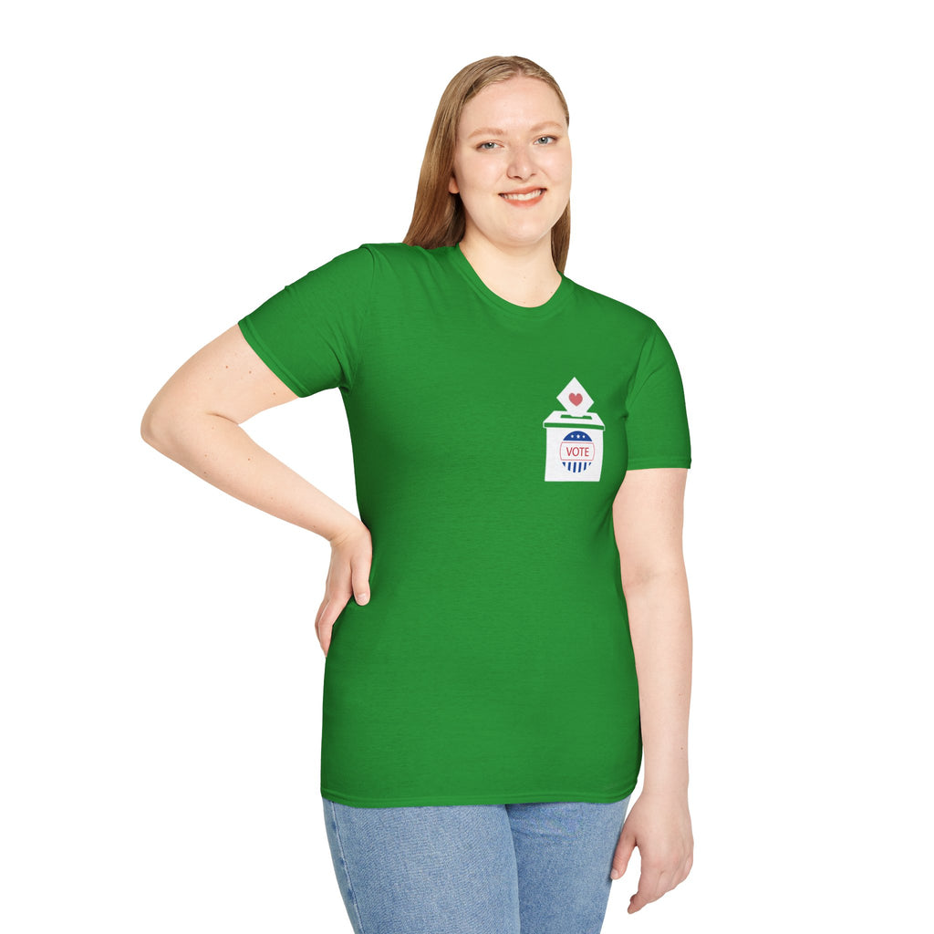 Vote with Your Heart Unisex Softstyle T-Shirt