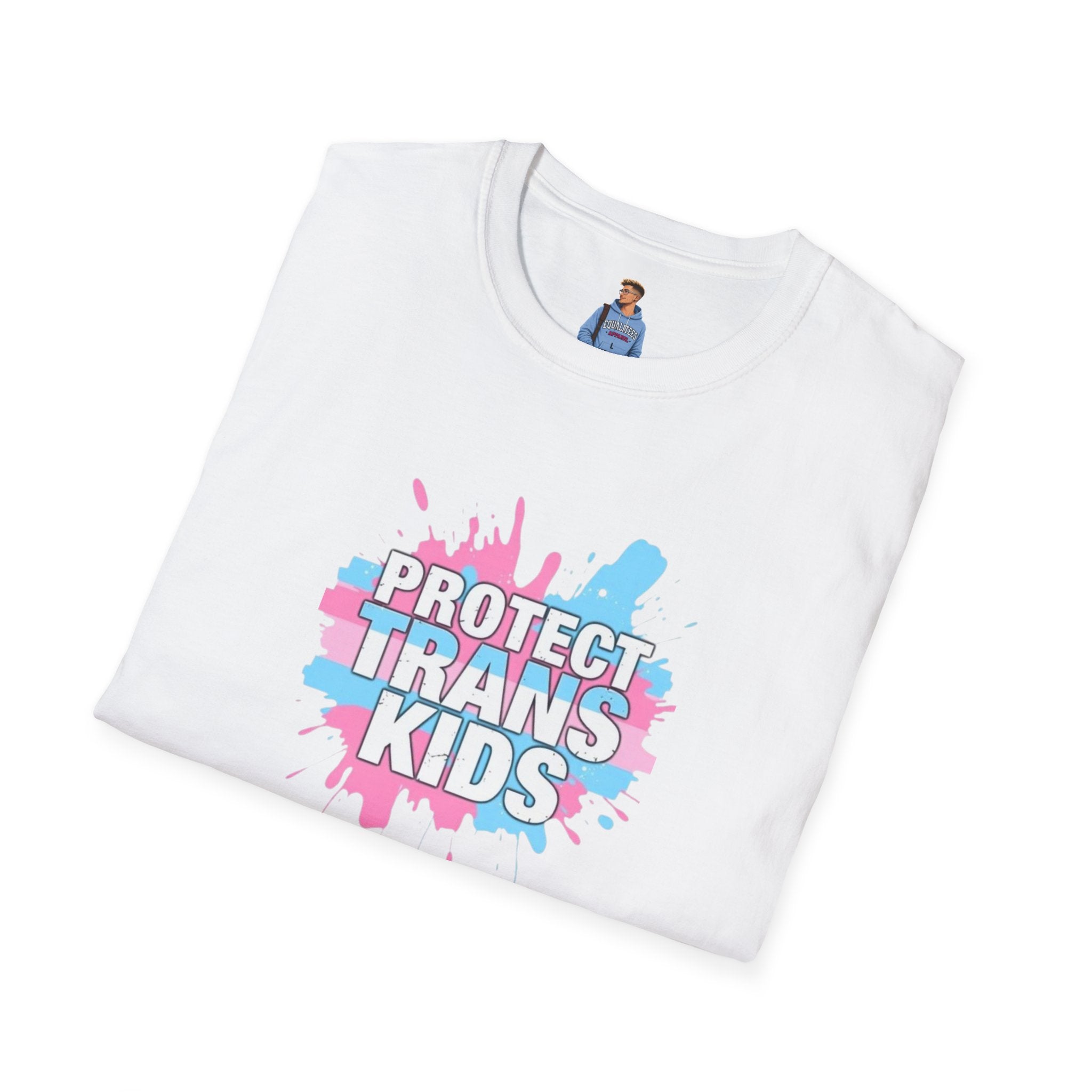 Camiseta unisex infantil "Protect Trans" - Ropa de apoyo LGBTQ+