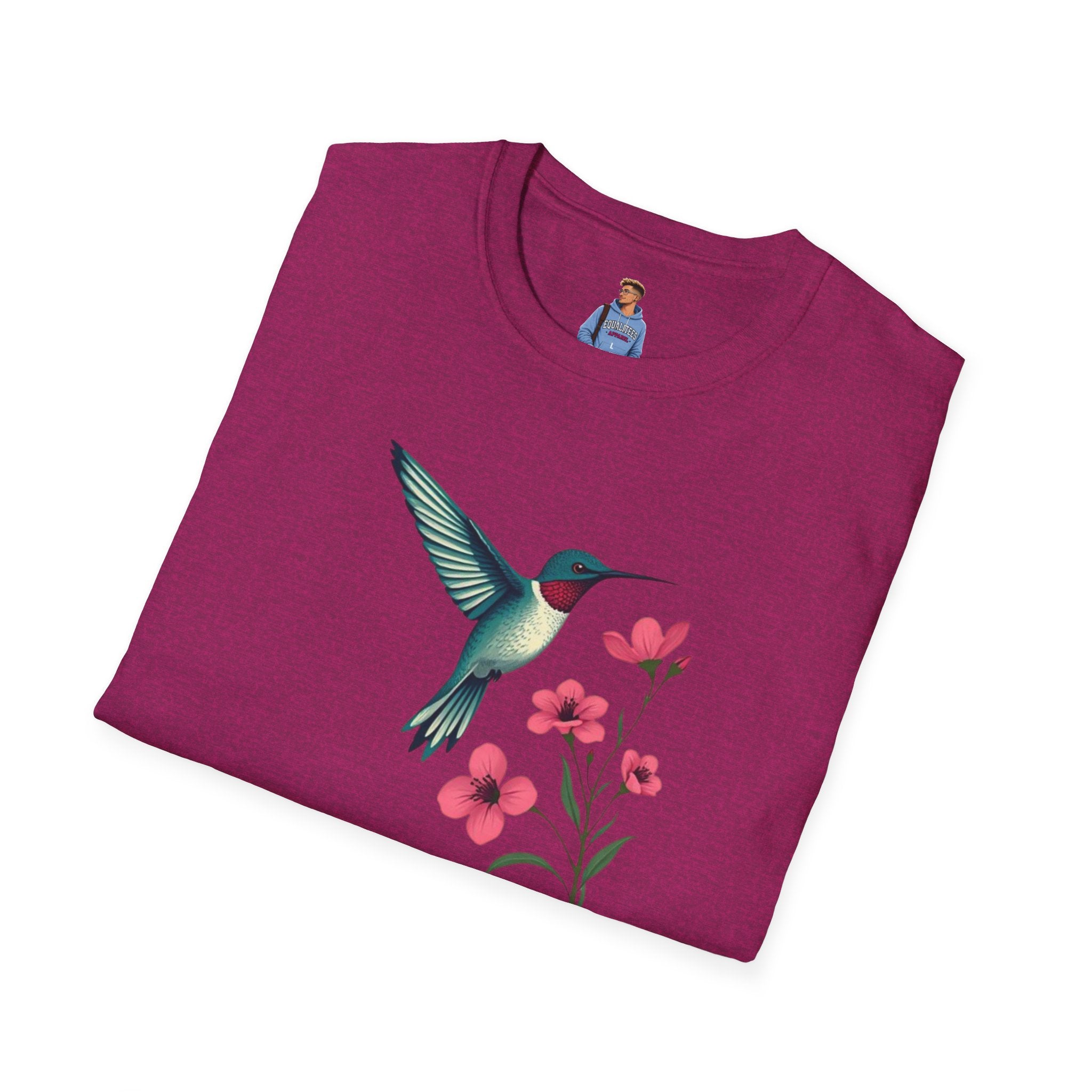 Floral Hummingbird T-Shirt