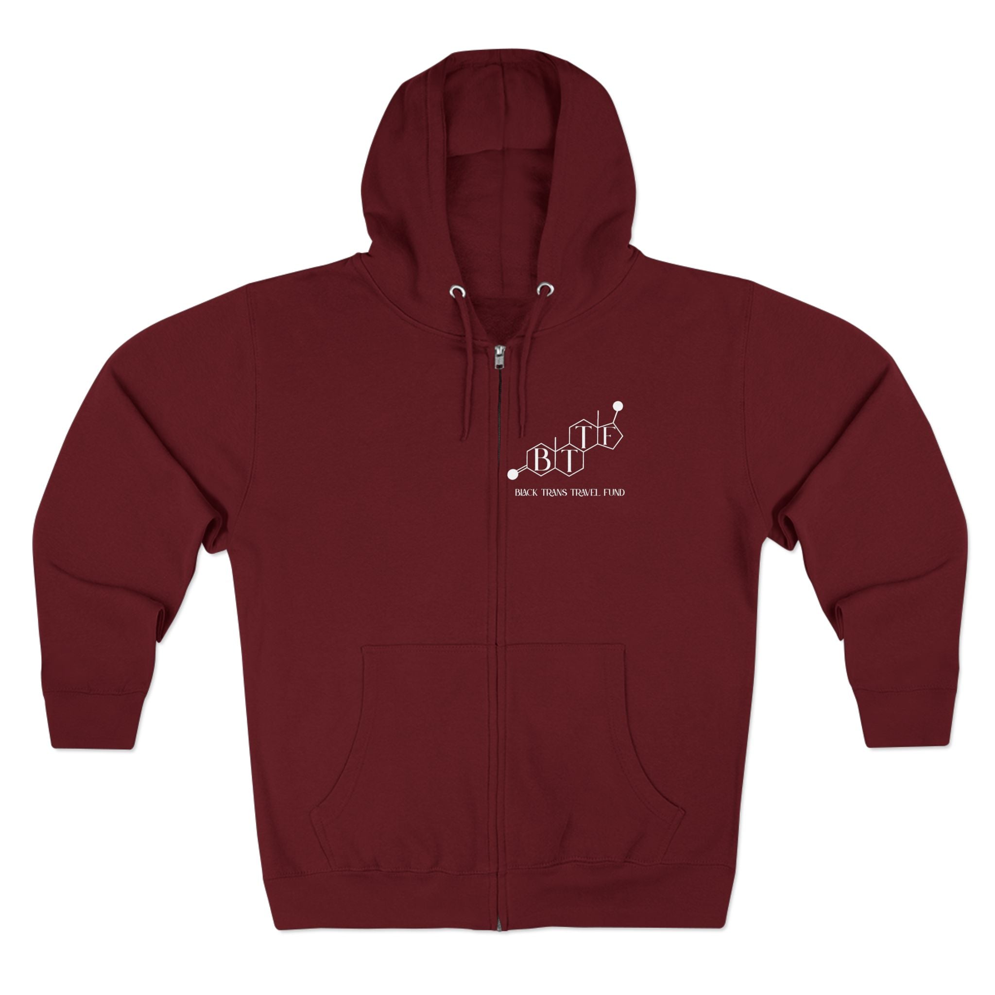 BTTF - Black Trans Travel Fund Unisex Zip-Up Hoodie