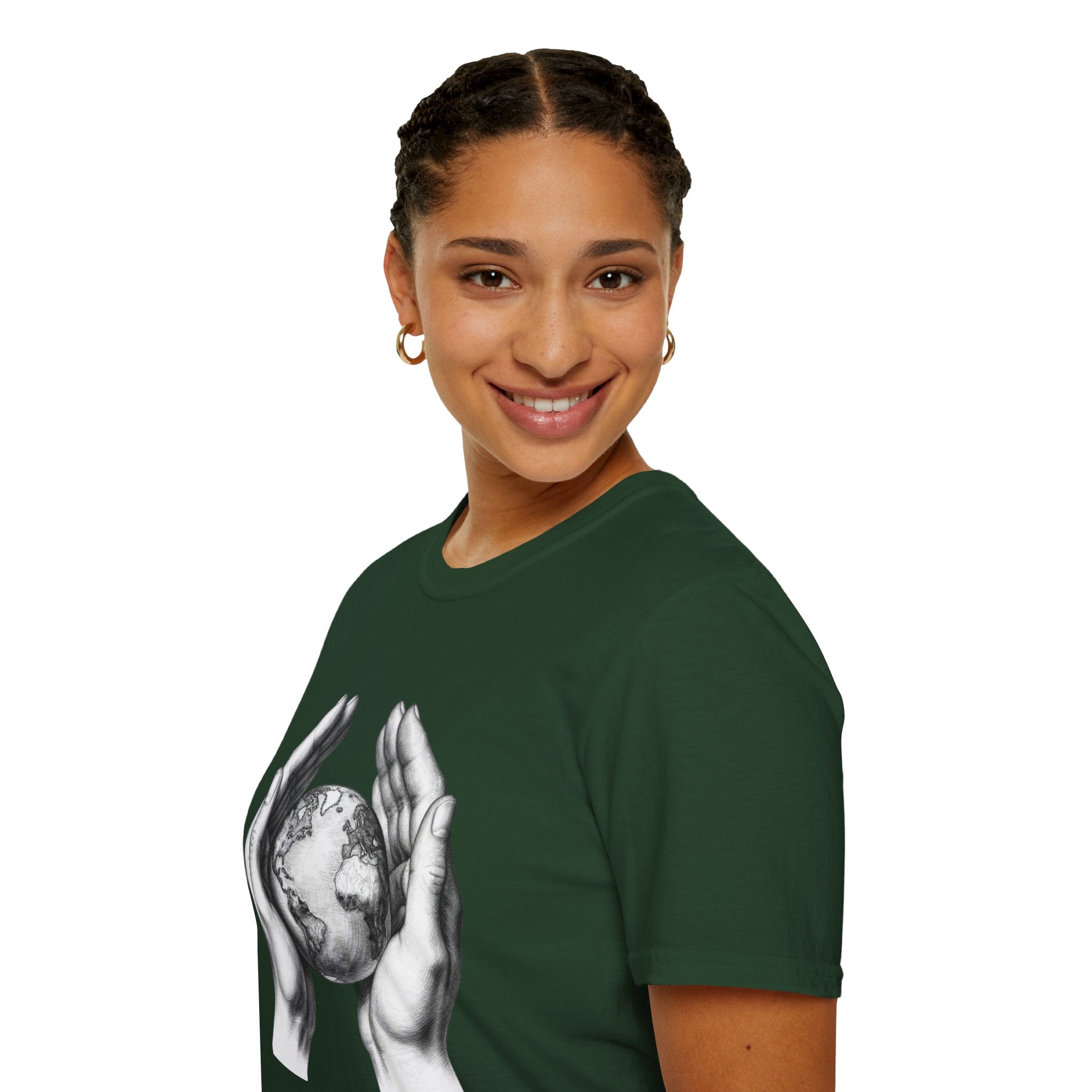 Earth in Your Hands T-Shirt — Protect the Planet Graphic Tee
