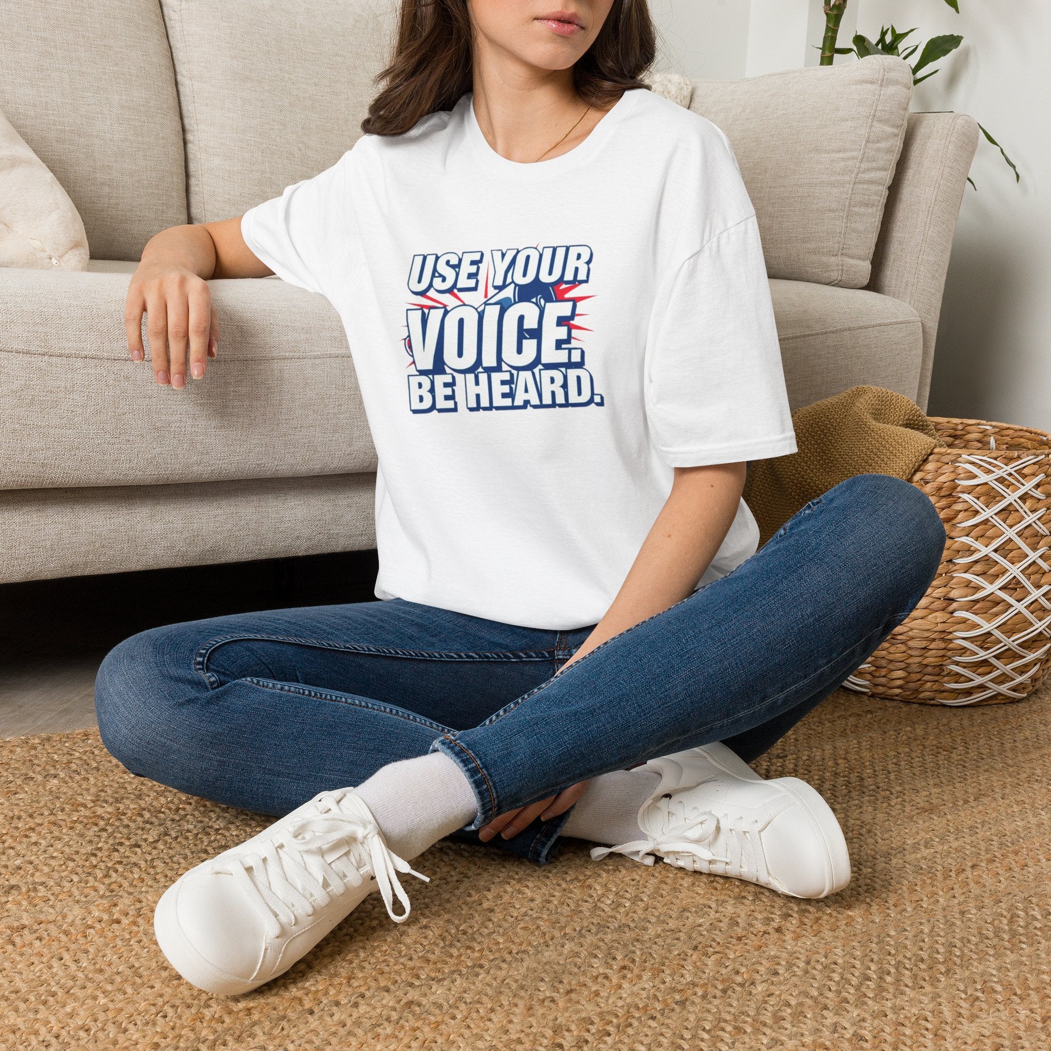 Camiseta de empoderamiento: usa tu voz y hazte escuchar