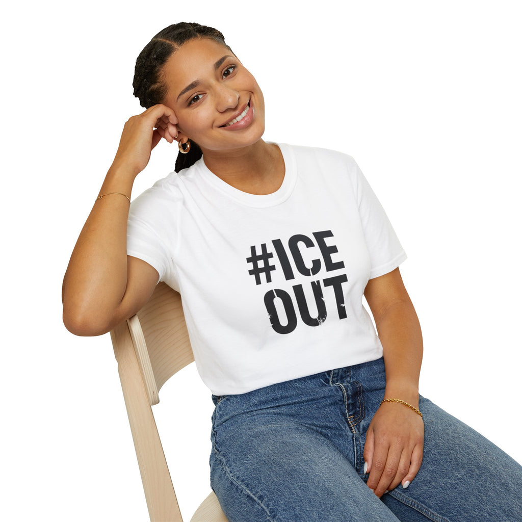 #ICE OUT Political Resistance T-Shirt