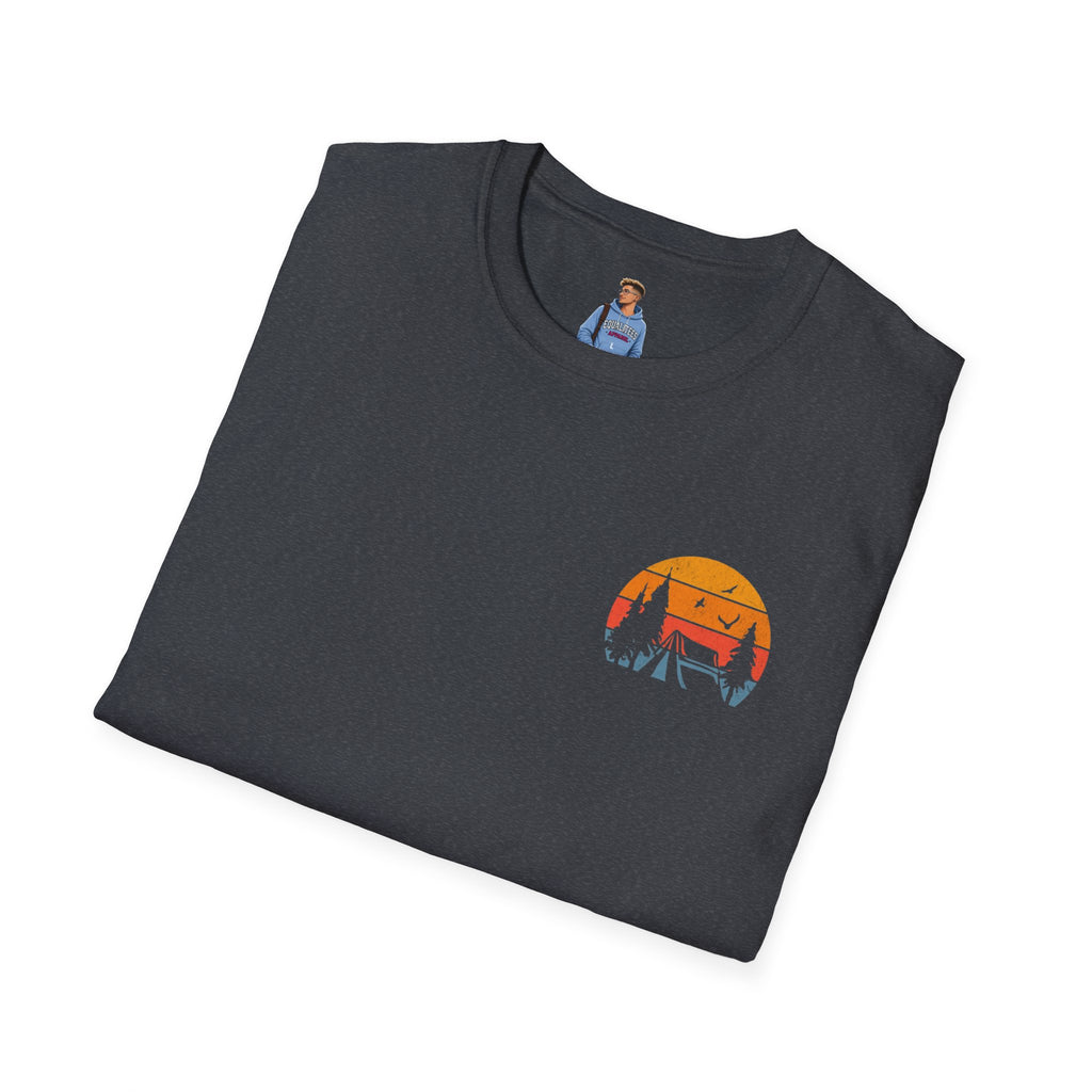 Unisex Softstyle T-Shirt - 'I'd Rather Be Camping' Adventure Tee