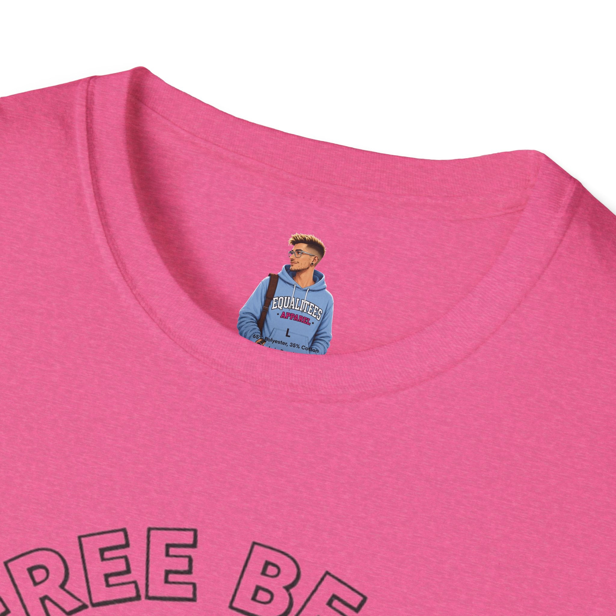 Free Bear Hugs Rainbow Paw T-Shirt