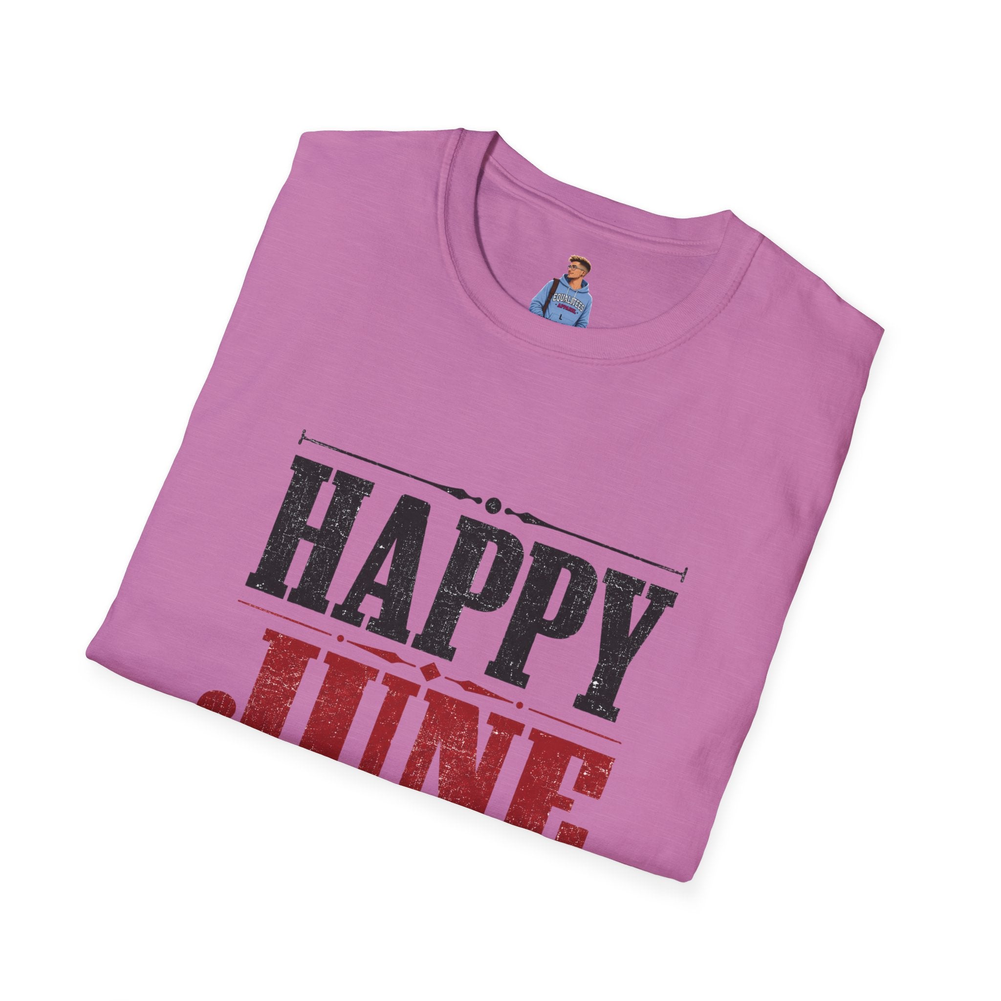 Juneteenth T-Shirt — "Happy Juneteenth" Celebration Tee