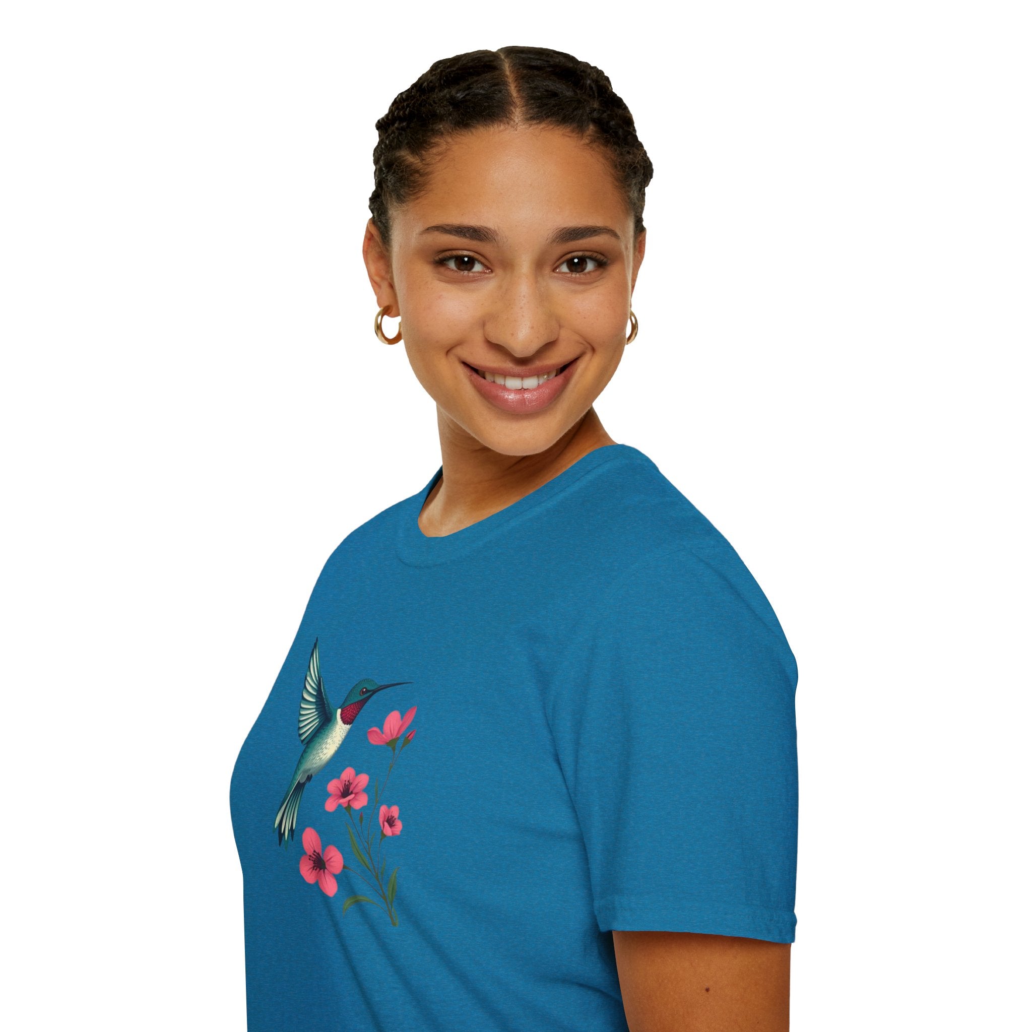 Floral Hummingbird T-Shirt
