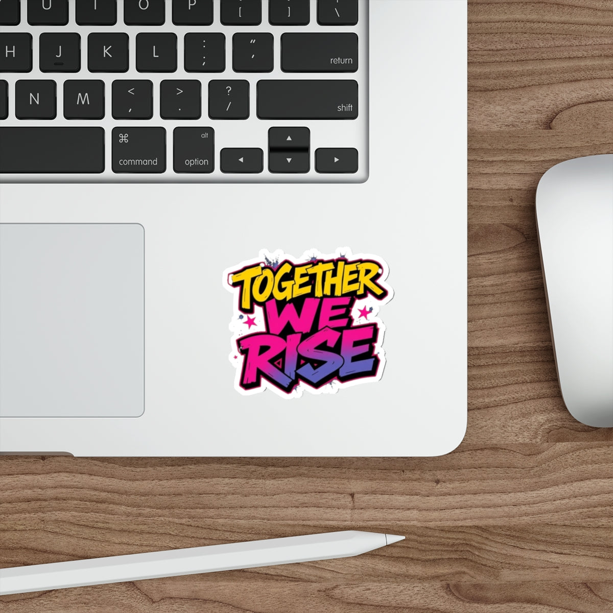 Die-Cut Stickers - Together We Rise - EqualiTees.Me