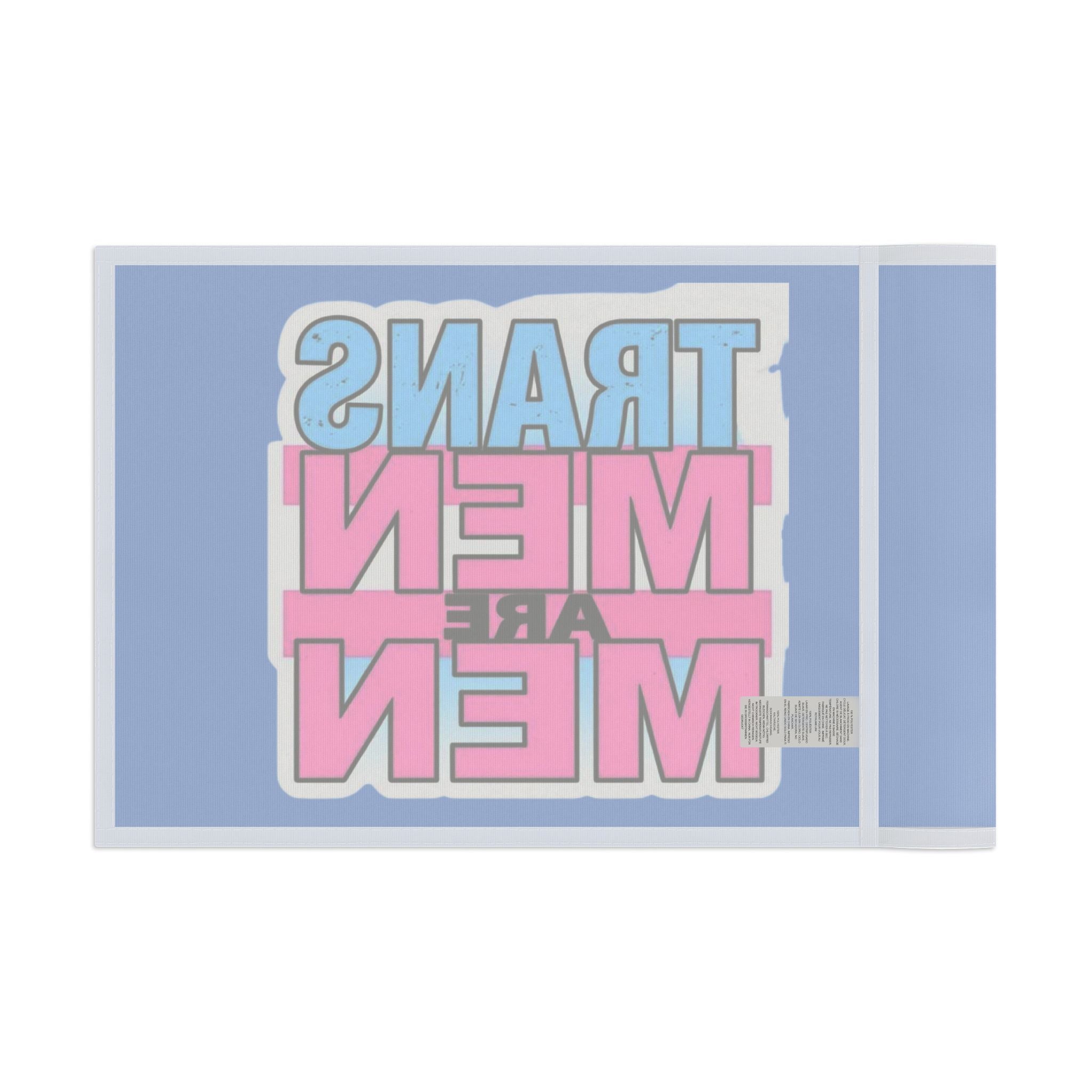 Trans Men Are Men Pride and Protest Flag - EqualiTees.Me