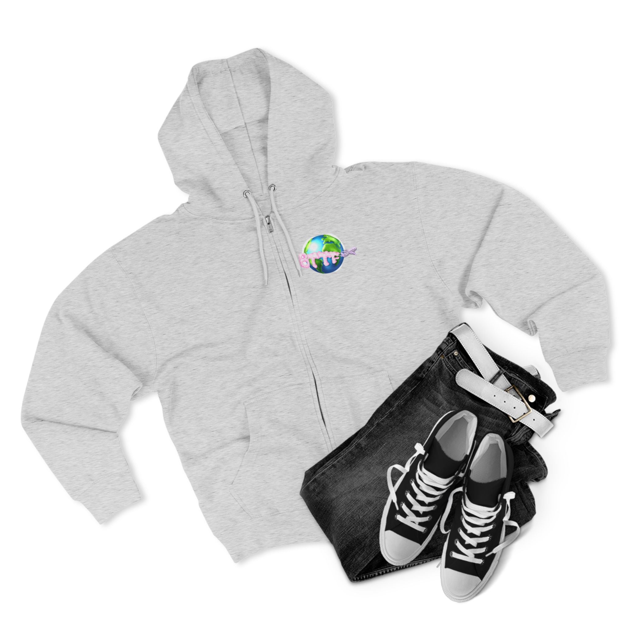 BTTF - Black Trans Travel Fund Unisex Zip-Up Hoodie