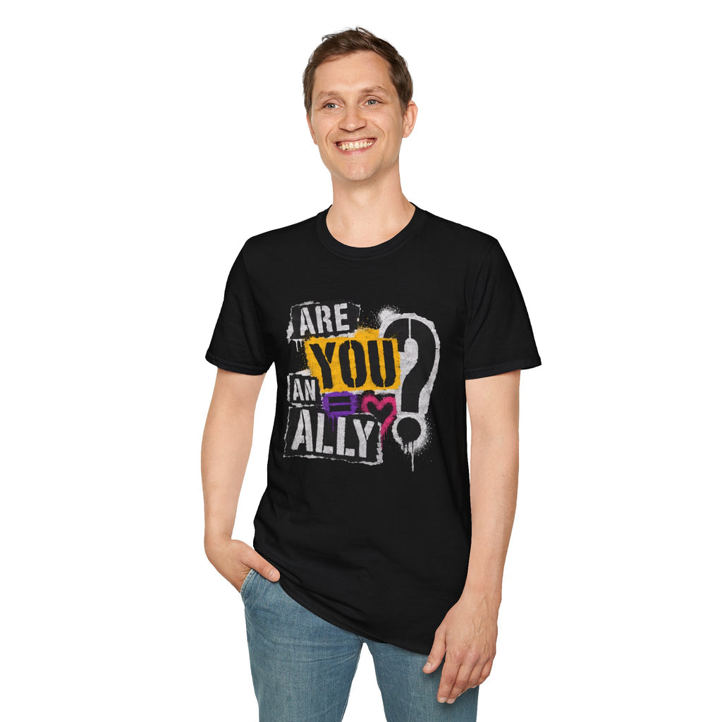 Are You An Ally? Graphic T‑Shirt — Pride & Allyship Tee