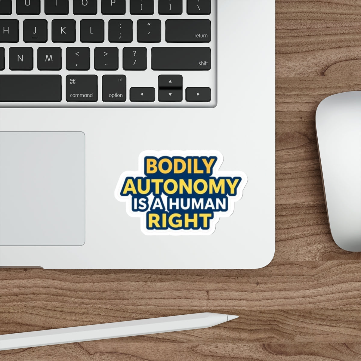 Die-Cut Stickers - BODILY AUTONOMY IS A HUMAN RIGHT - EqualiTees.Me
