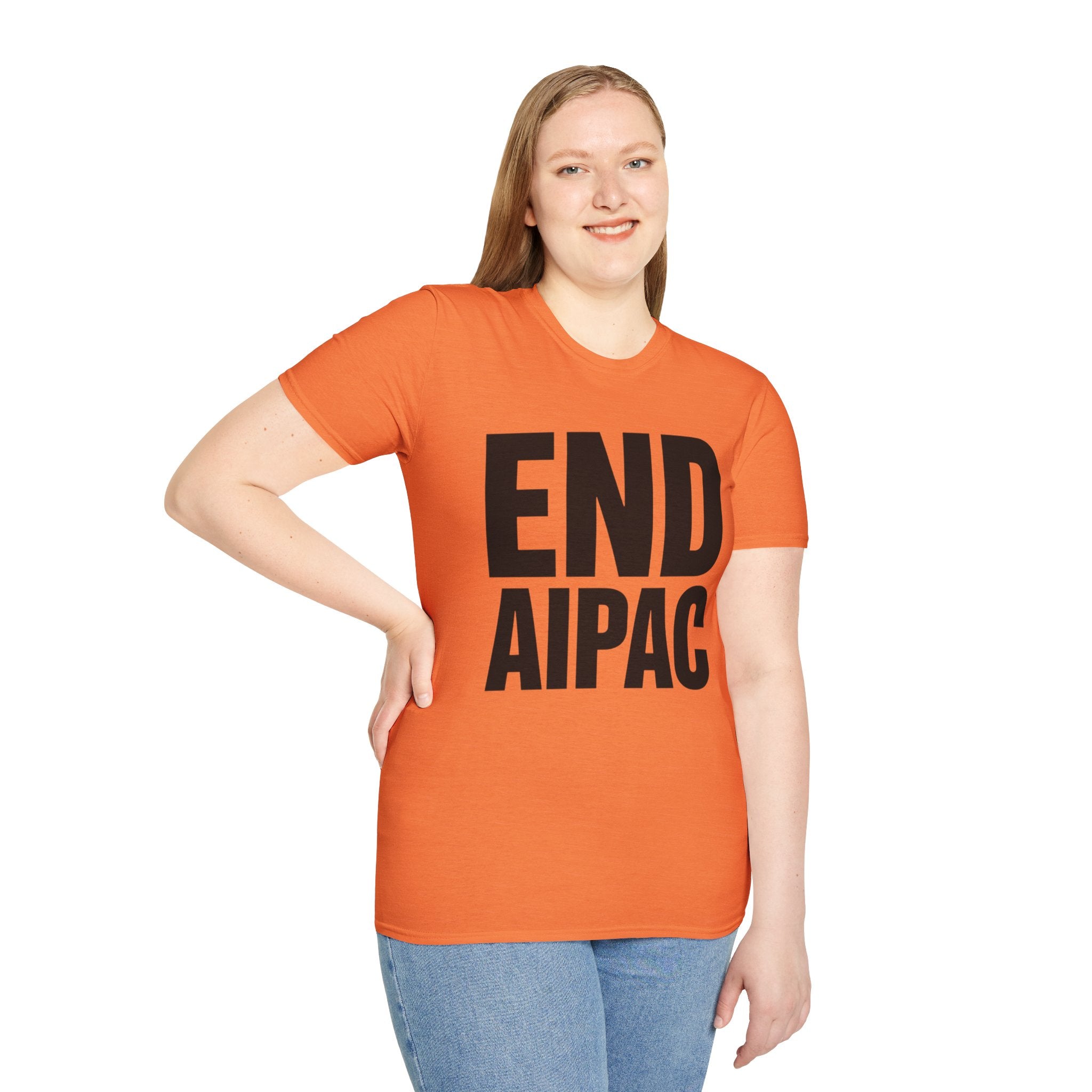 END AIPAC Bold Protest T-Shirt