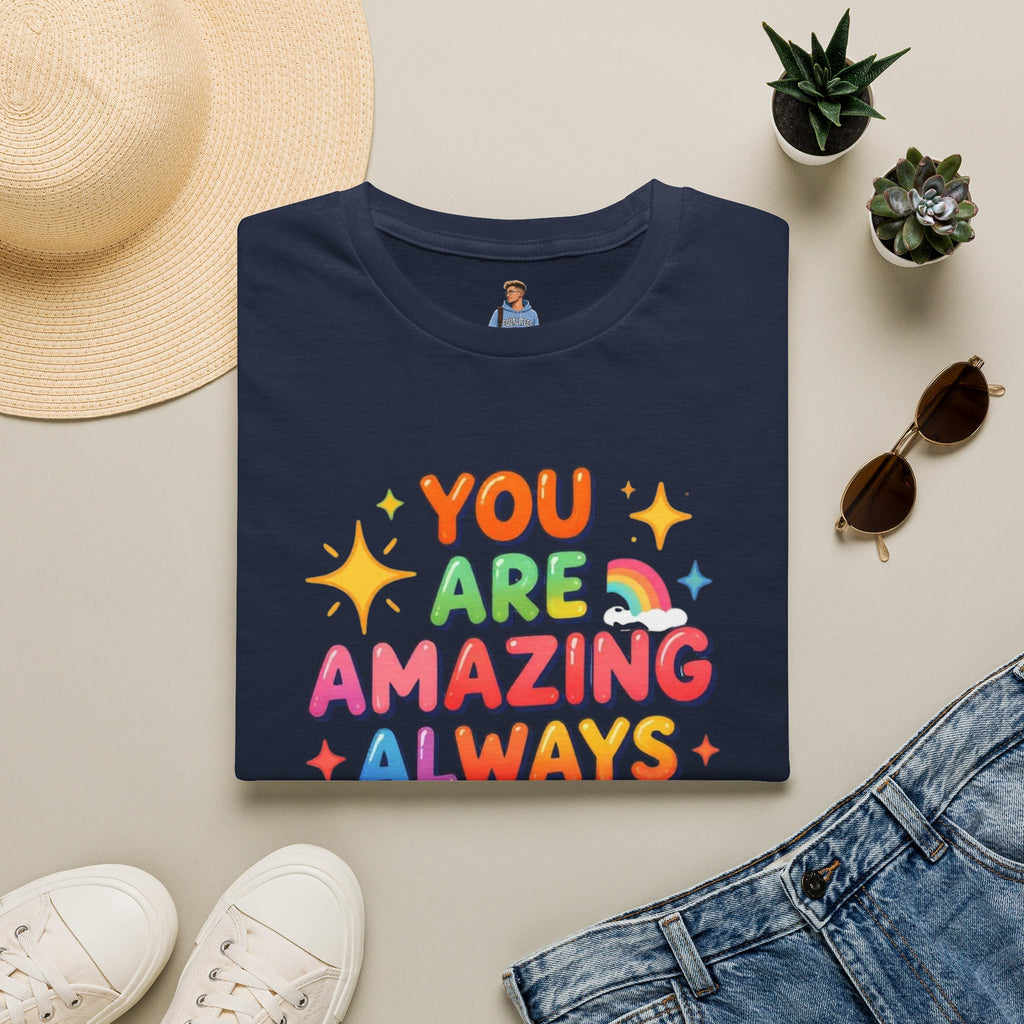 You Are Amazing T-Shirt — Colorful Inspirational Graphic Tee