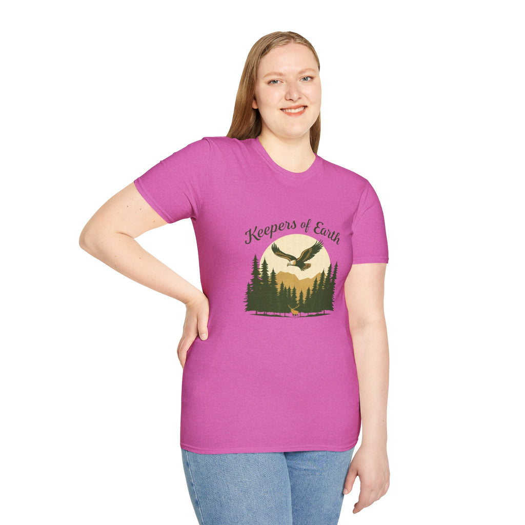 Keepers of the Earth Eagle and Elk T-shirt