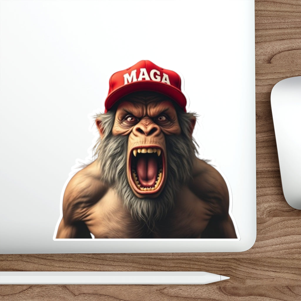 Die-Cut Stickers - Angry Troglodyte - EqualiTees.Me