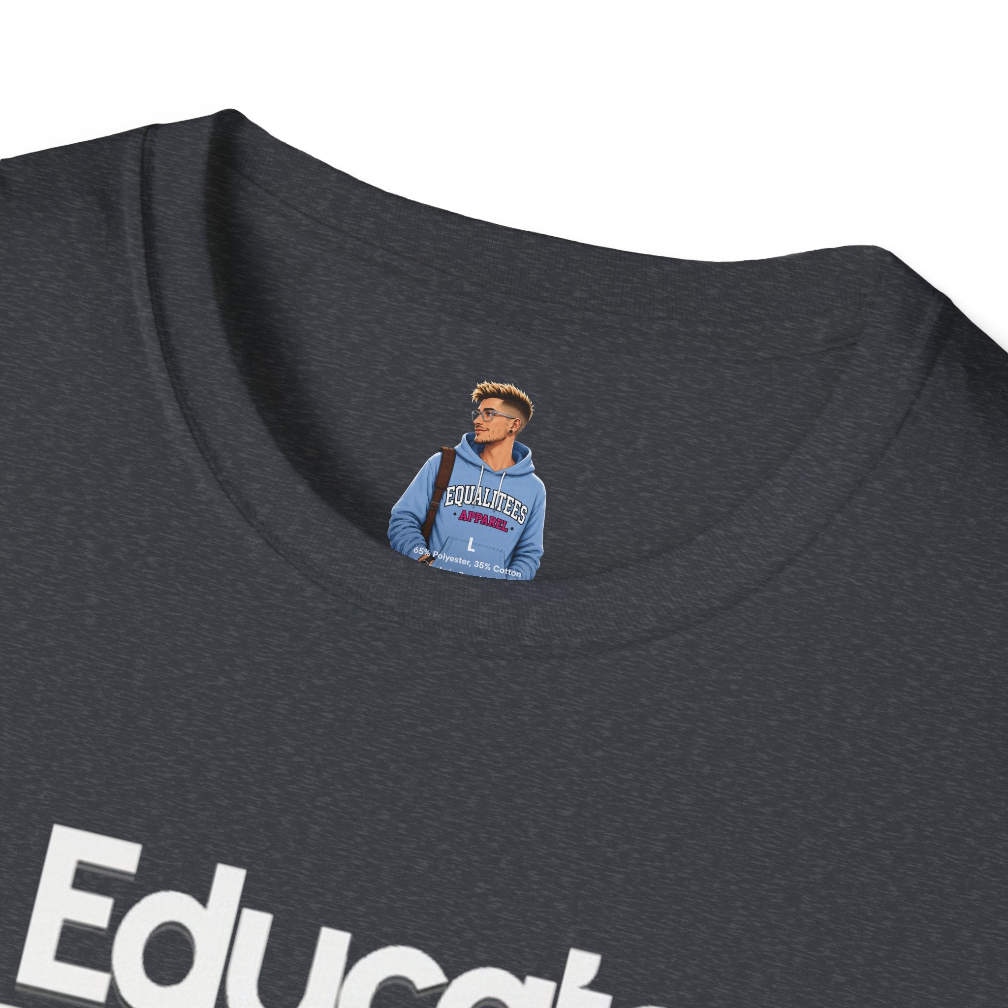 Educate. Advocate. Celebrate. Minimalist Pride T-Shirt