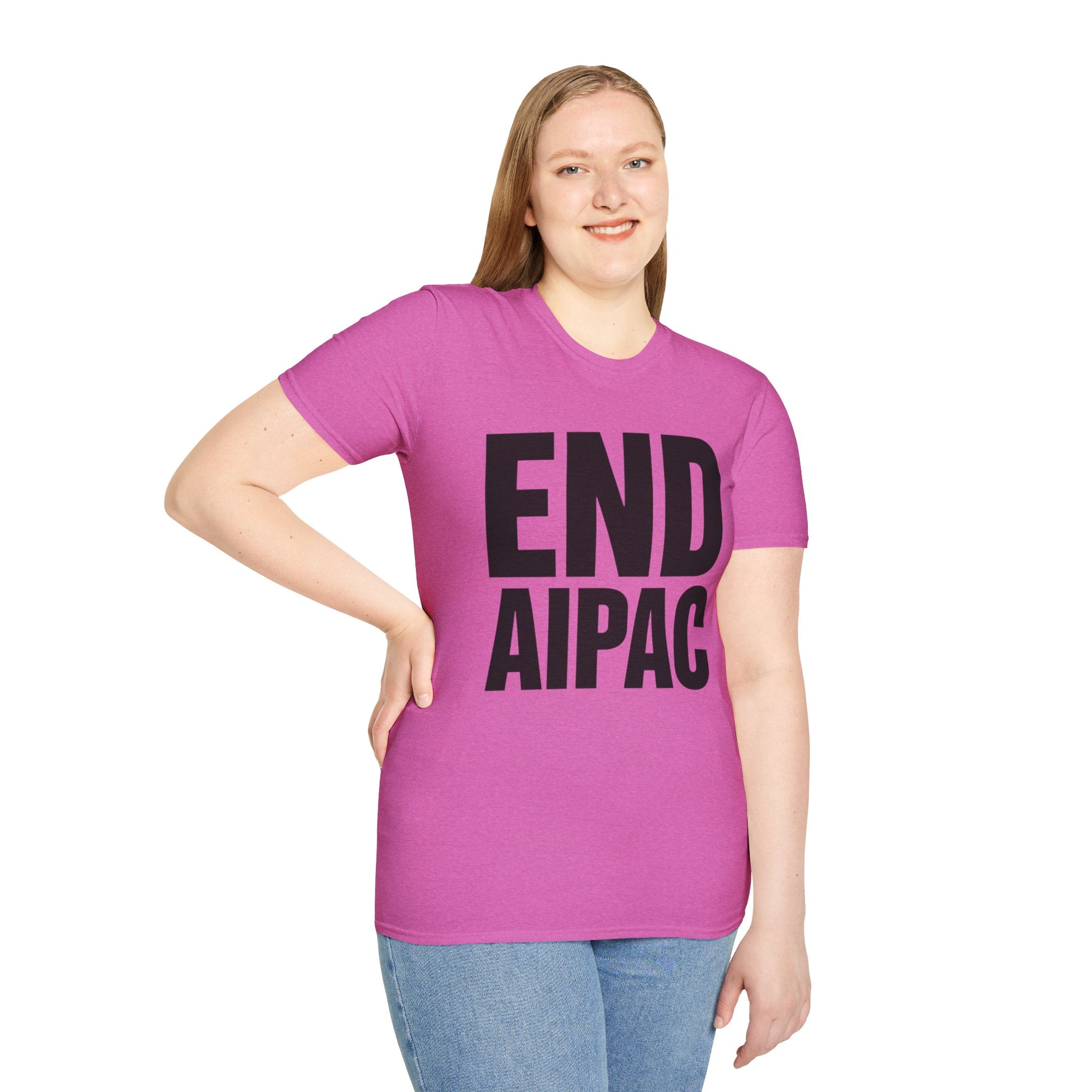 END AIPAC Bold Protest T-Shirt