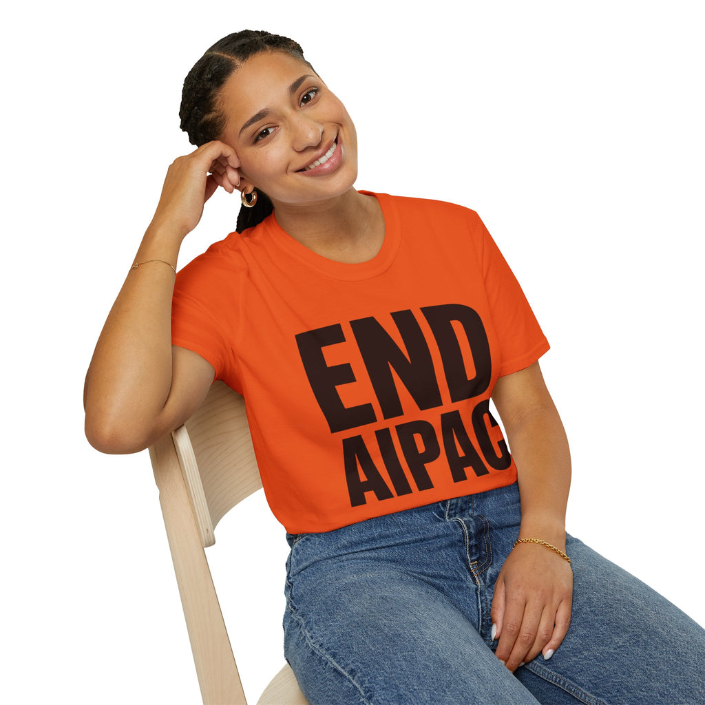 END AIPAC Bold Protest T-Shirt