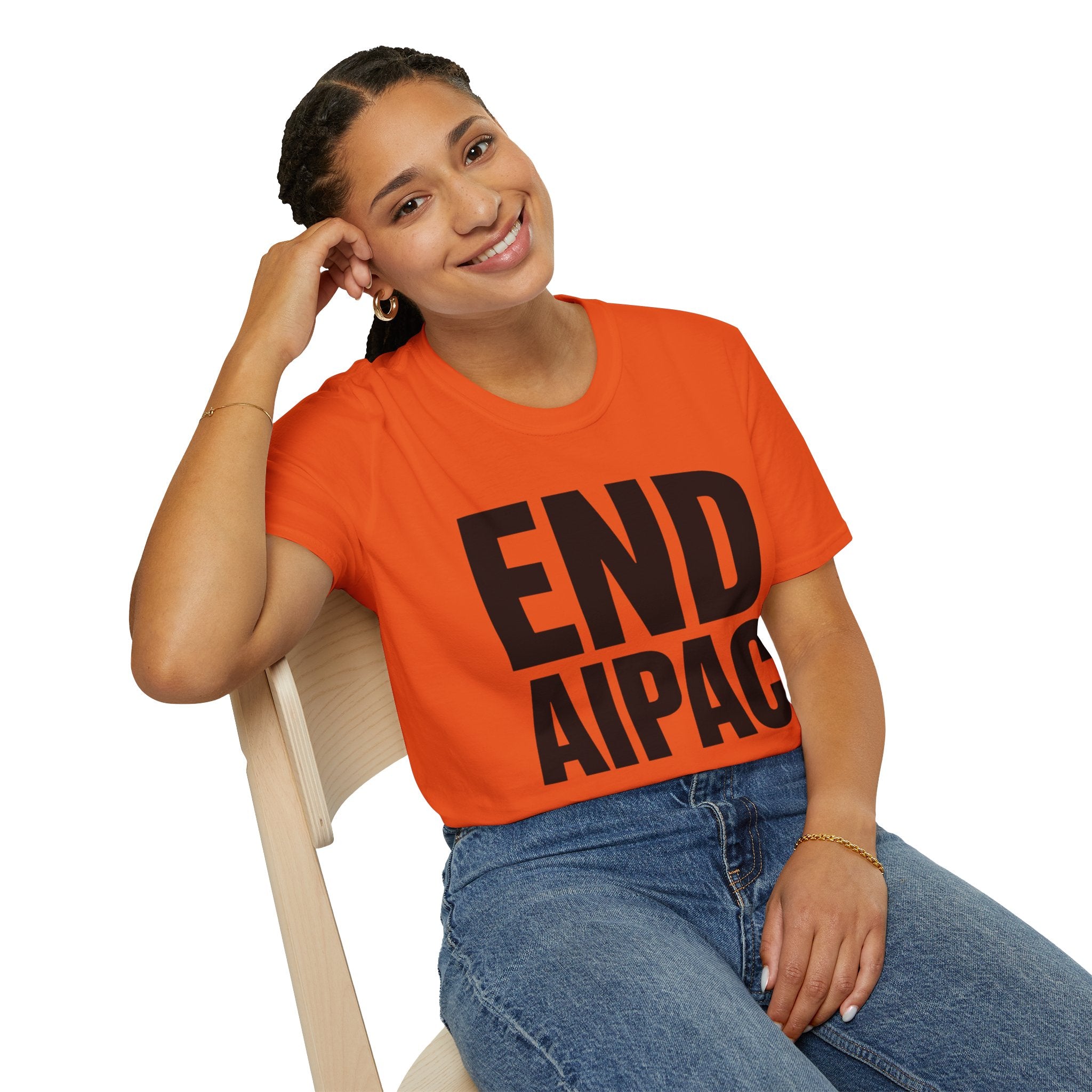 END AIPAC Bold Protest T-Shirt