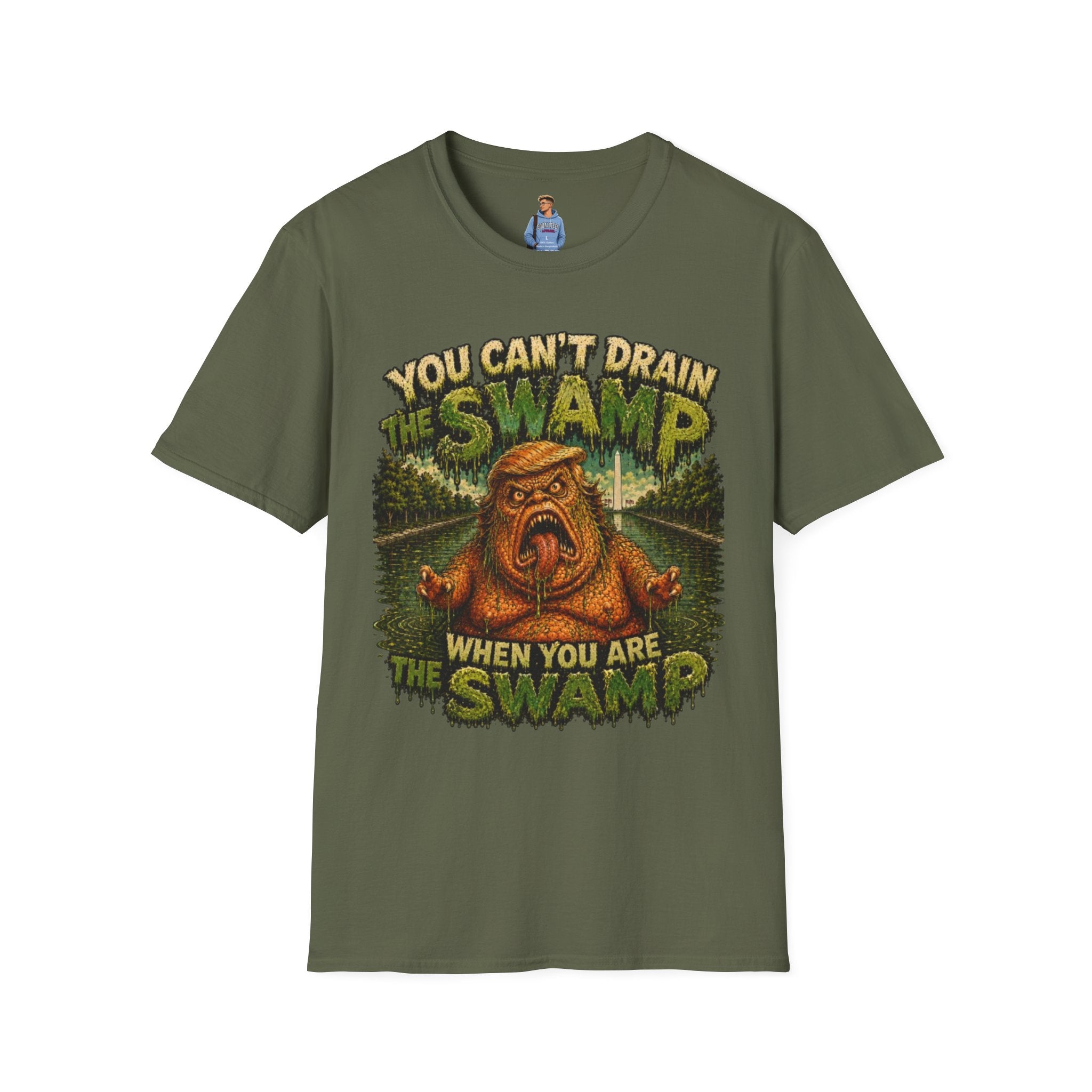 T-Shirt — "You Can't Drain the Swamp when you ARE the Swamp" Graphic Tee