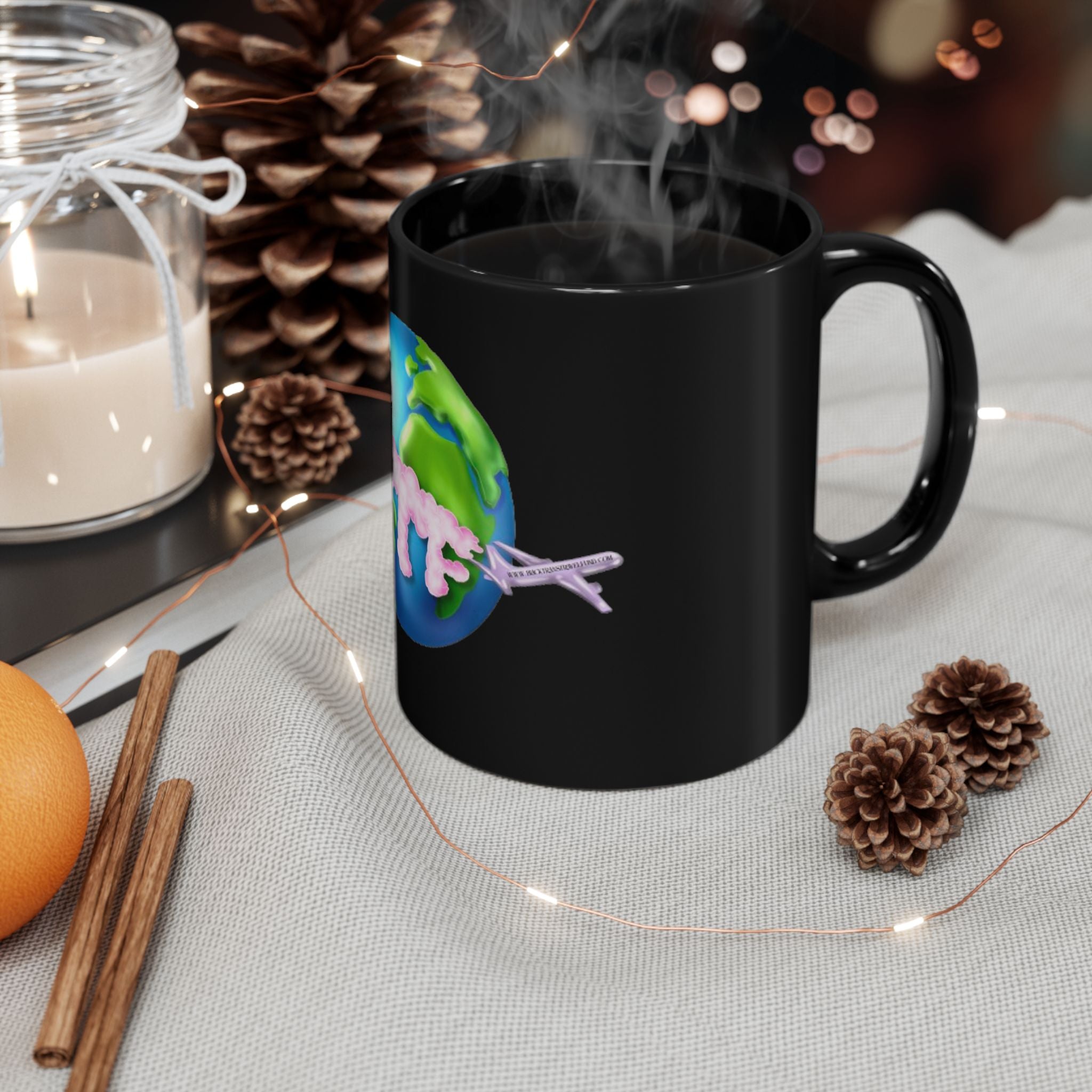 BTTF - Black Trans Travel Fund Black Ceramic Mug 11oz/15oz