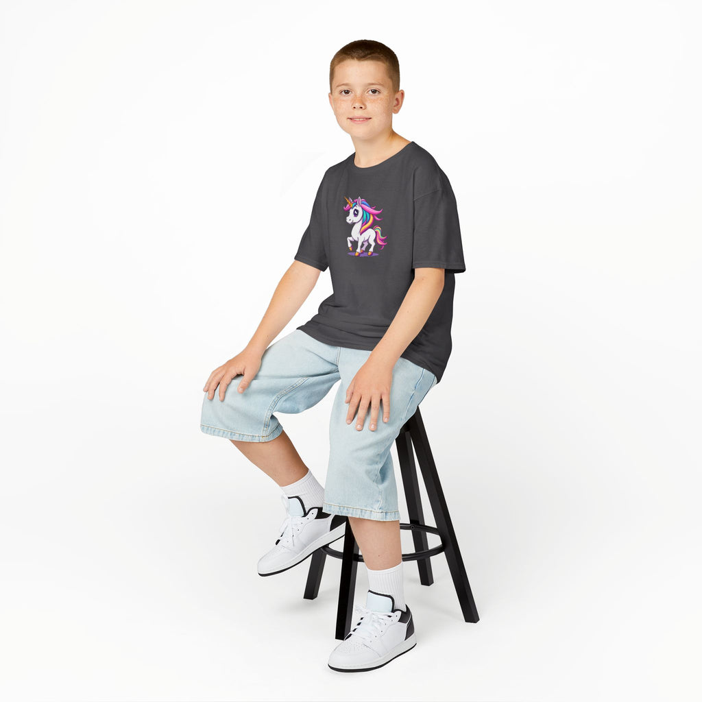 Camiseta de algodón pesado para niños Unicorn Kids