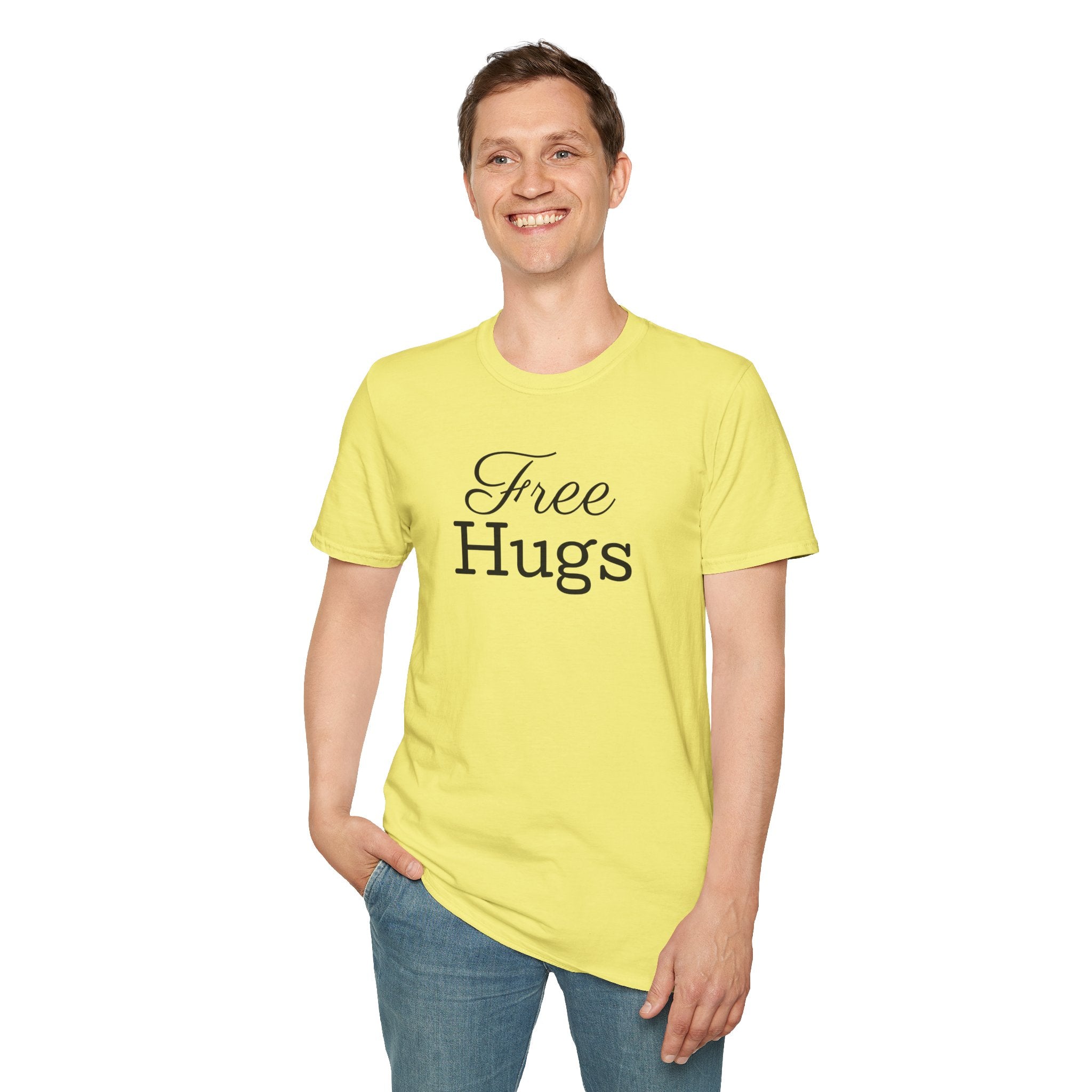 Camiseta unisex de estilo suave con mensaje de apoyo emocional