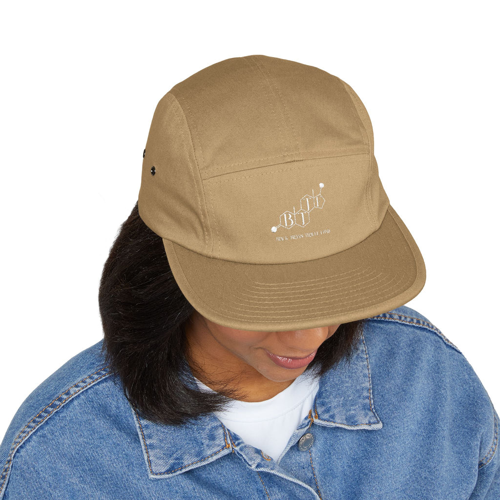 BTTF - Black Trans Travel Fund Embroidered Five-Panel Flat Rim Cap