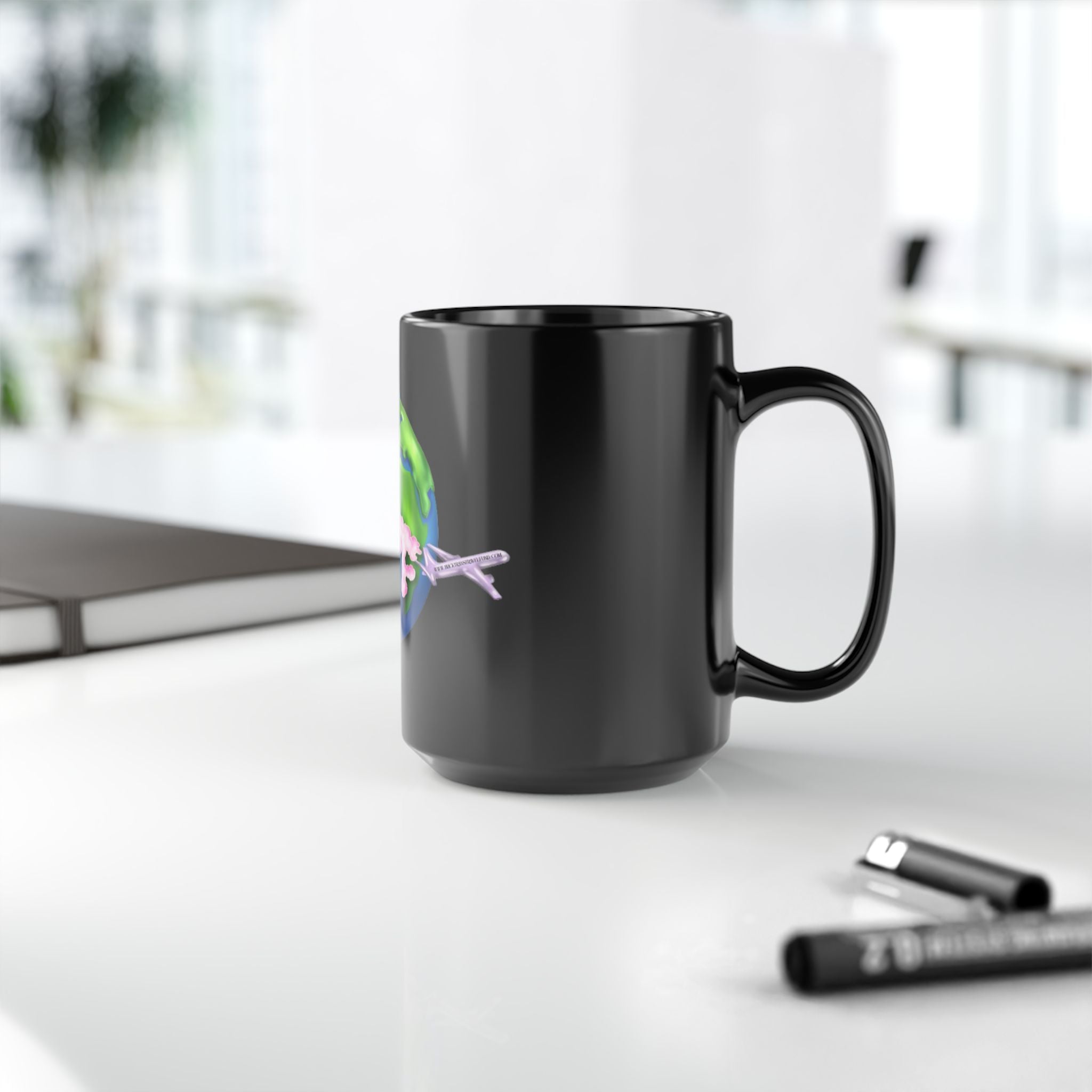 BTTF - Black Trans Travel Fund Black Ceramic Mug 11oz/15oz