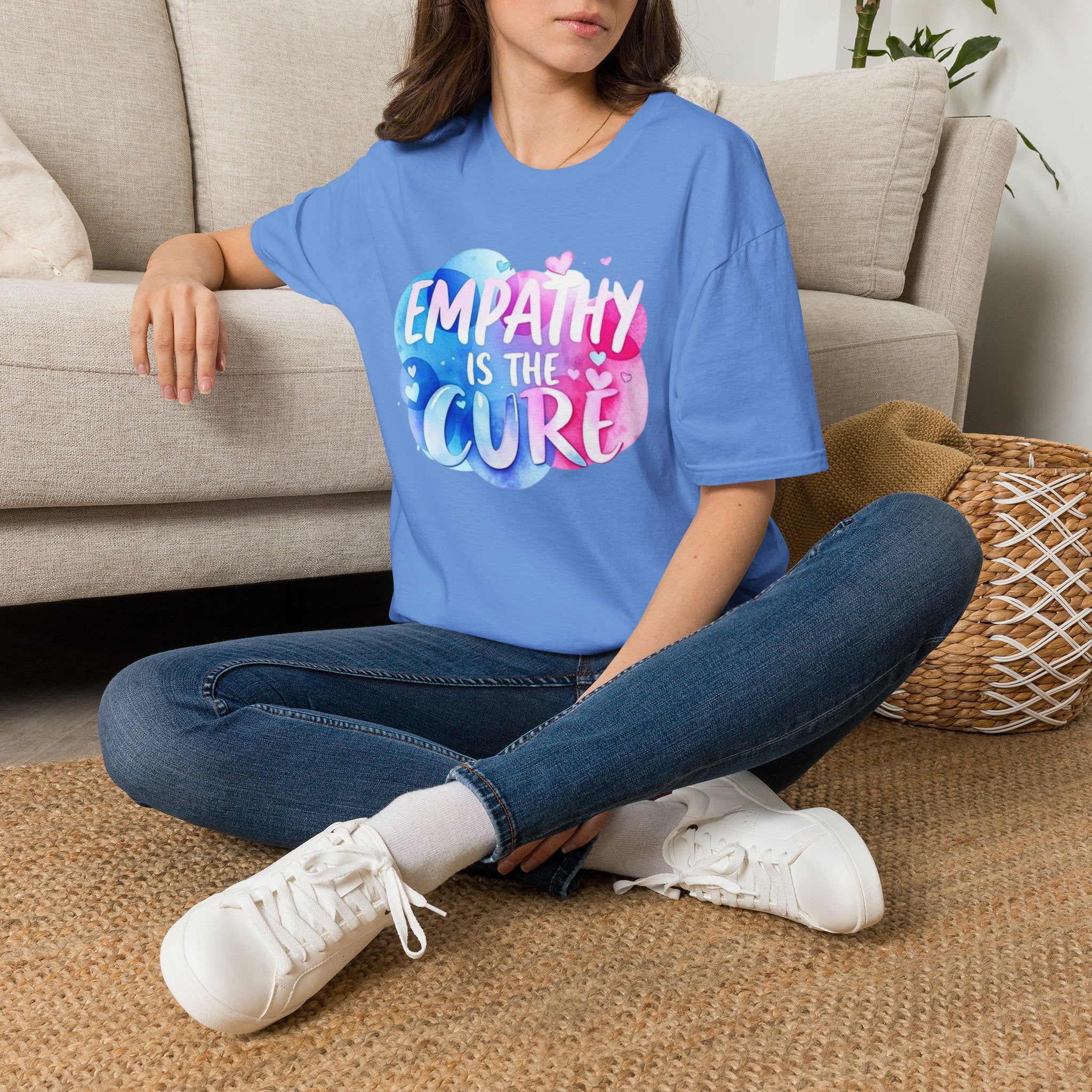 Empathy is the Cure Unisex Softstyle T-Shirt - Comfortable and Inspirational Tee for Everyday Wear