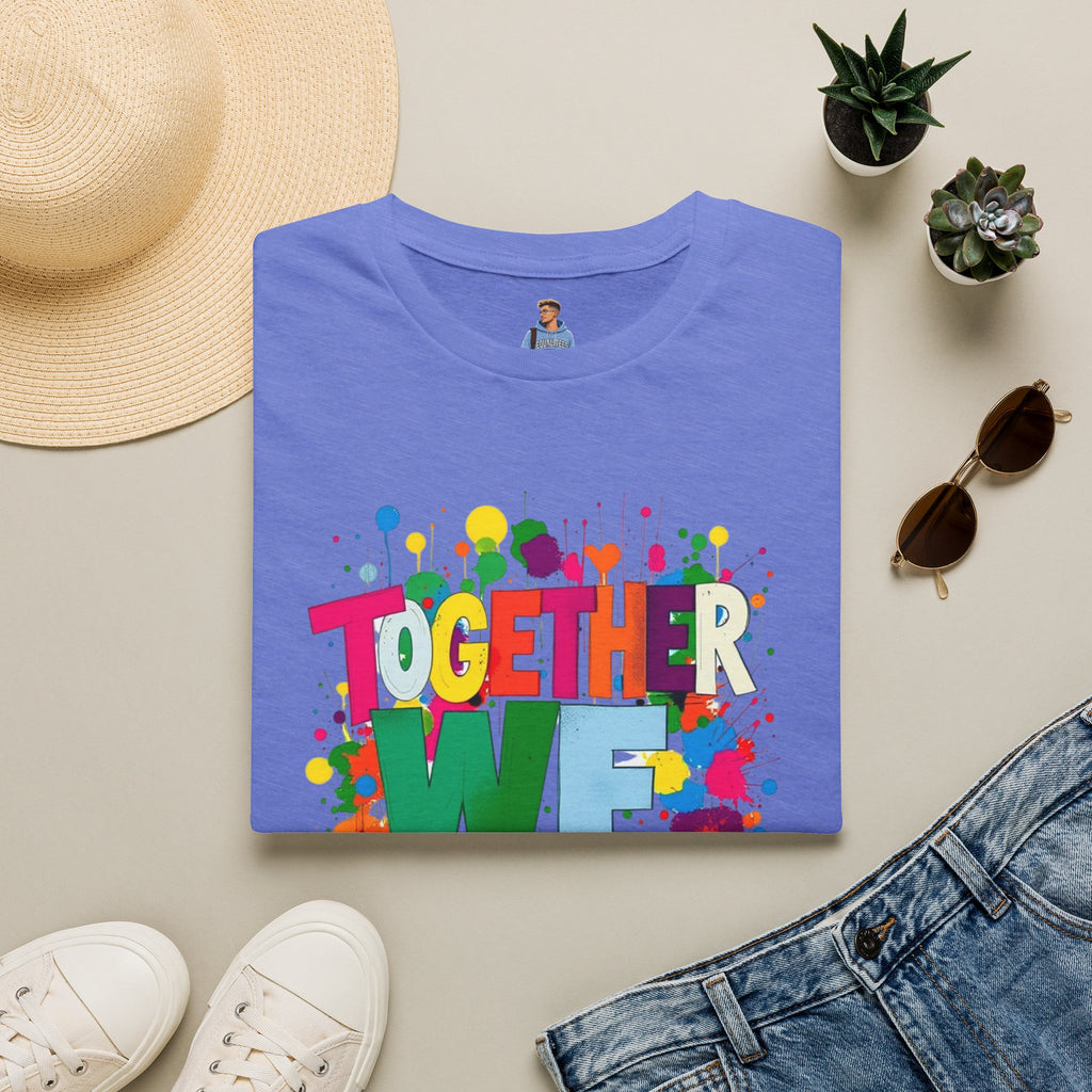 Juntos nos levantamos Camiseta unisex de estilo suave