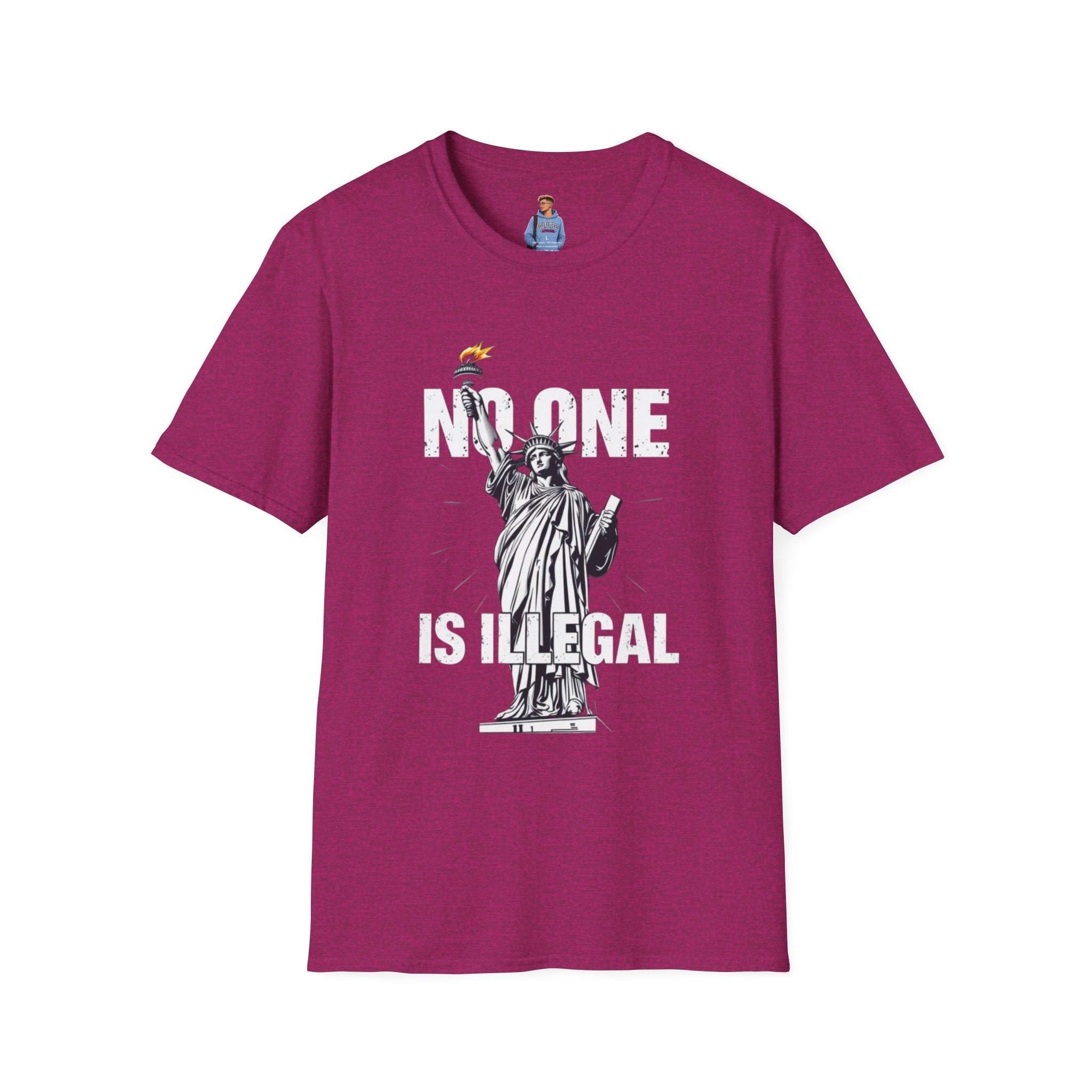 No One Is Illegal Graphic T-shirt