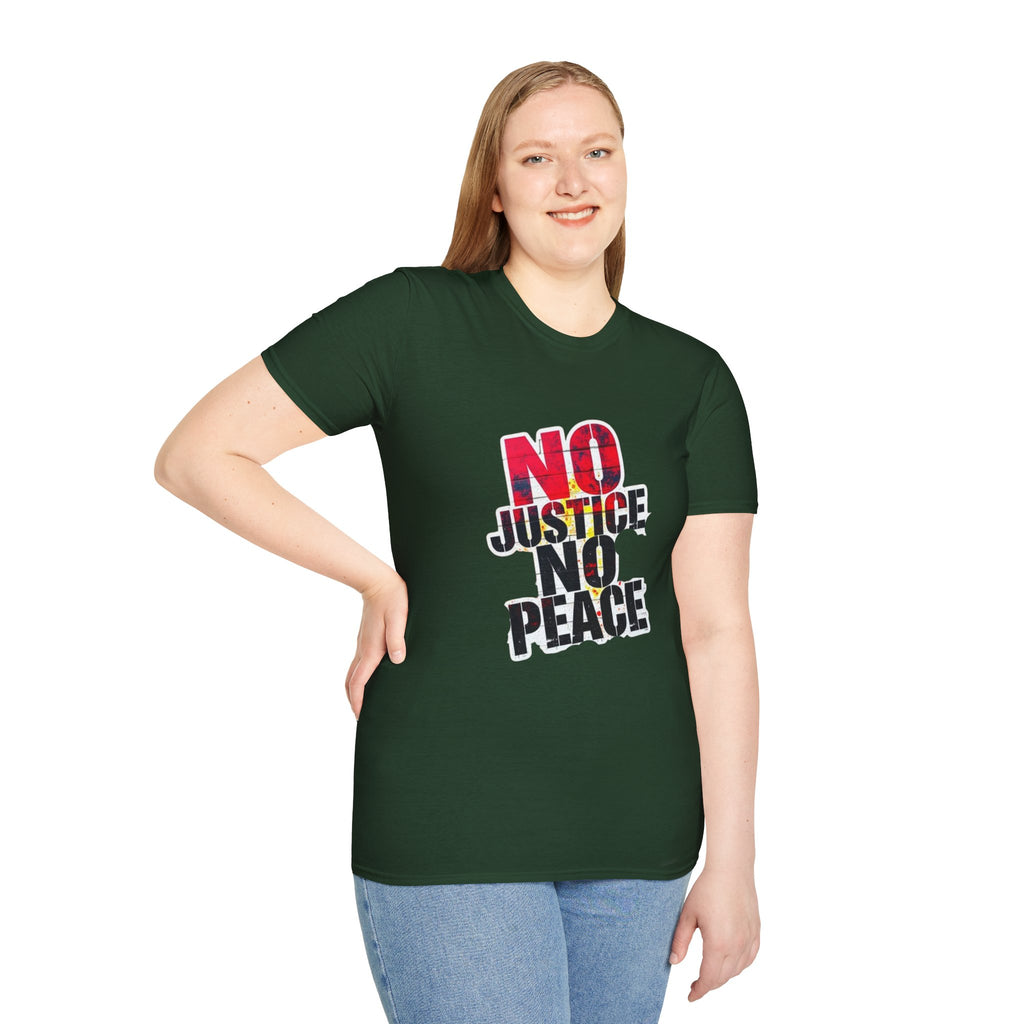 No Justice, No Peace Unisex Softstyle T-Shirt