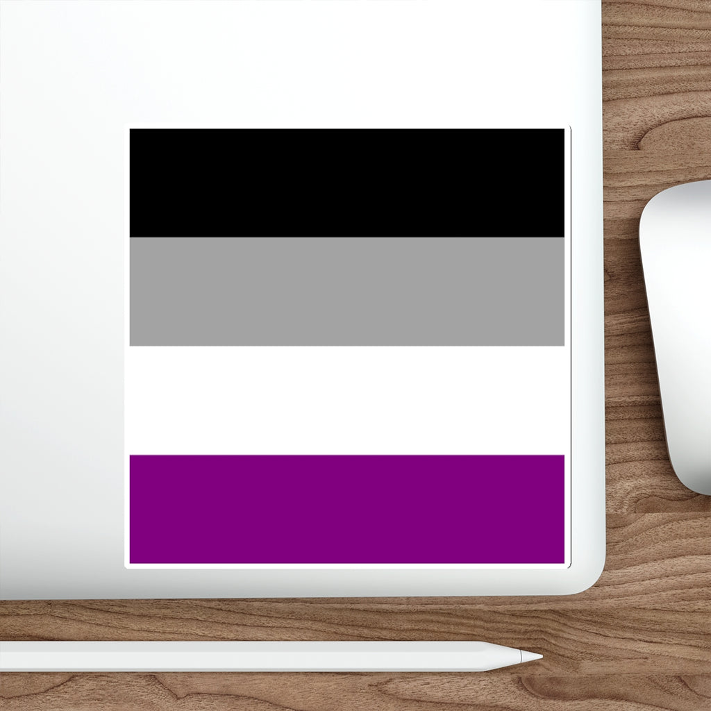 Asexual Pride Flag Die-Cut Sticker - EqualiTees.Me