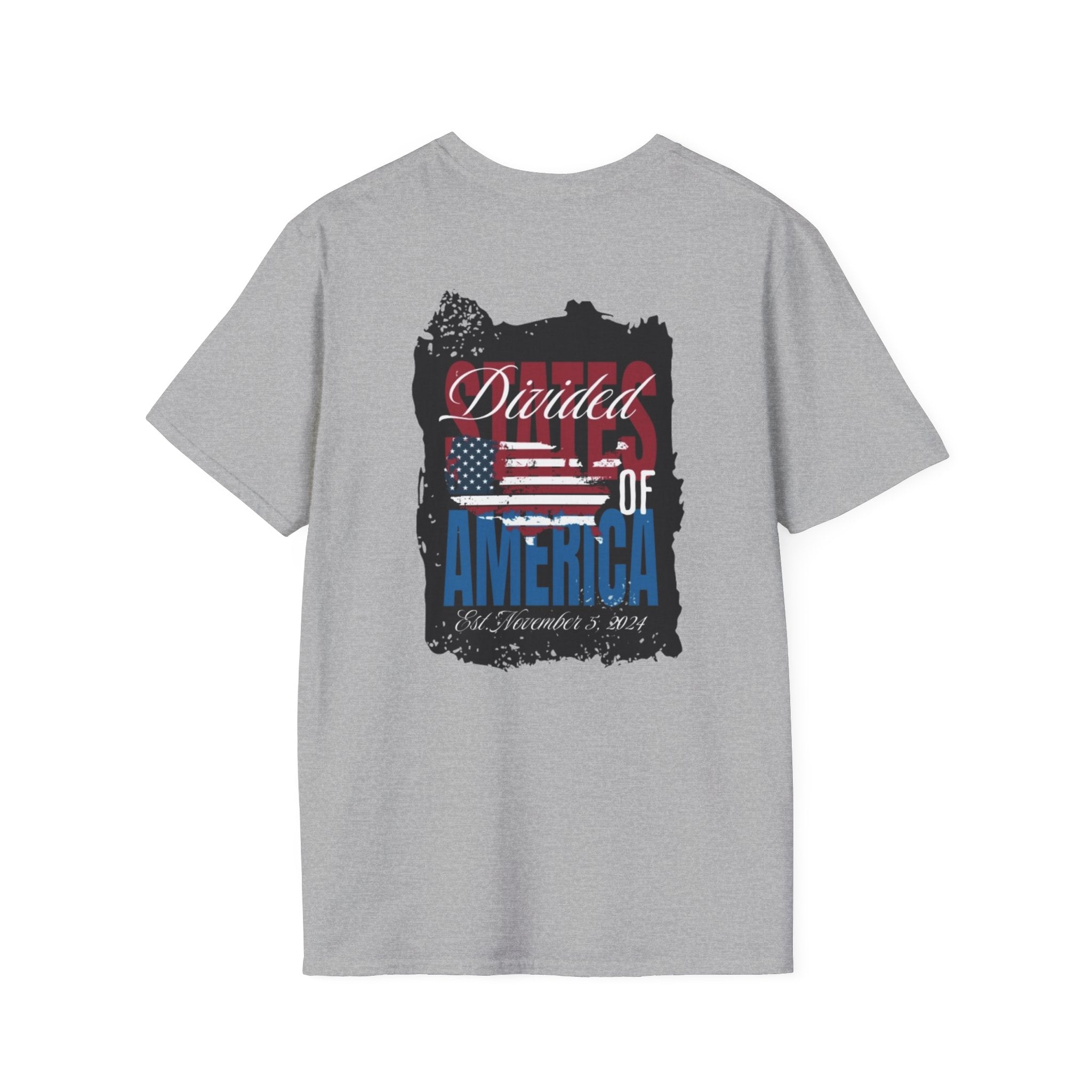 Divided States of America Graphic Tee Softstyle Unisex T-Shirt